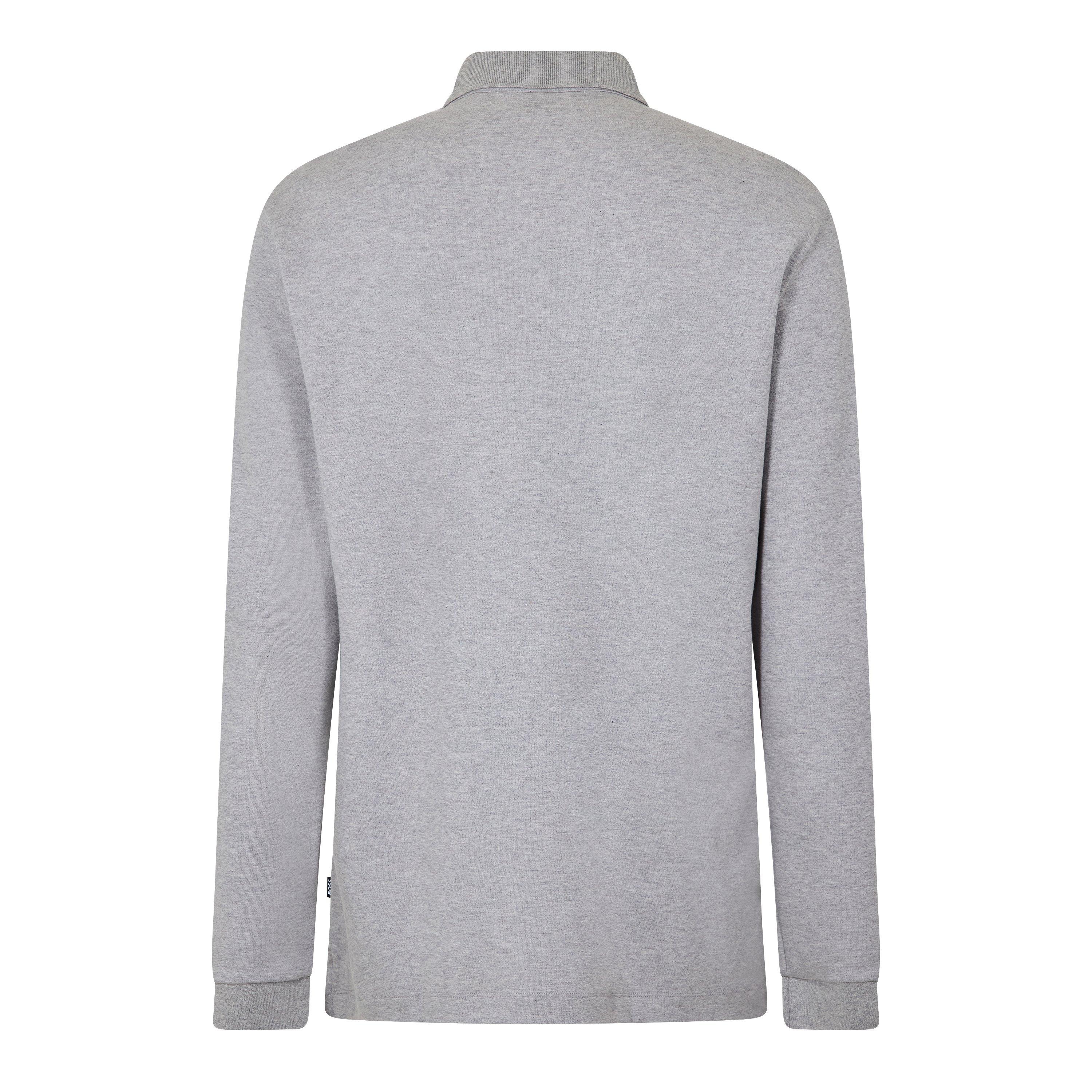 Silver - Boss - Pado 30 Long-Sleeve Polo Shirt - 2