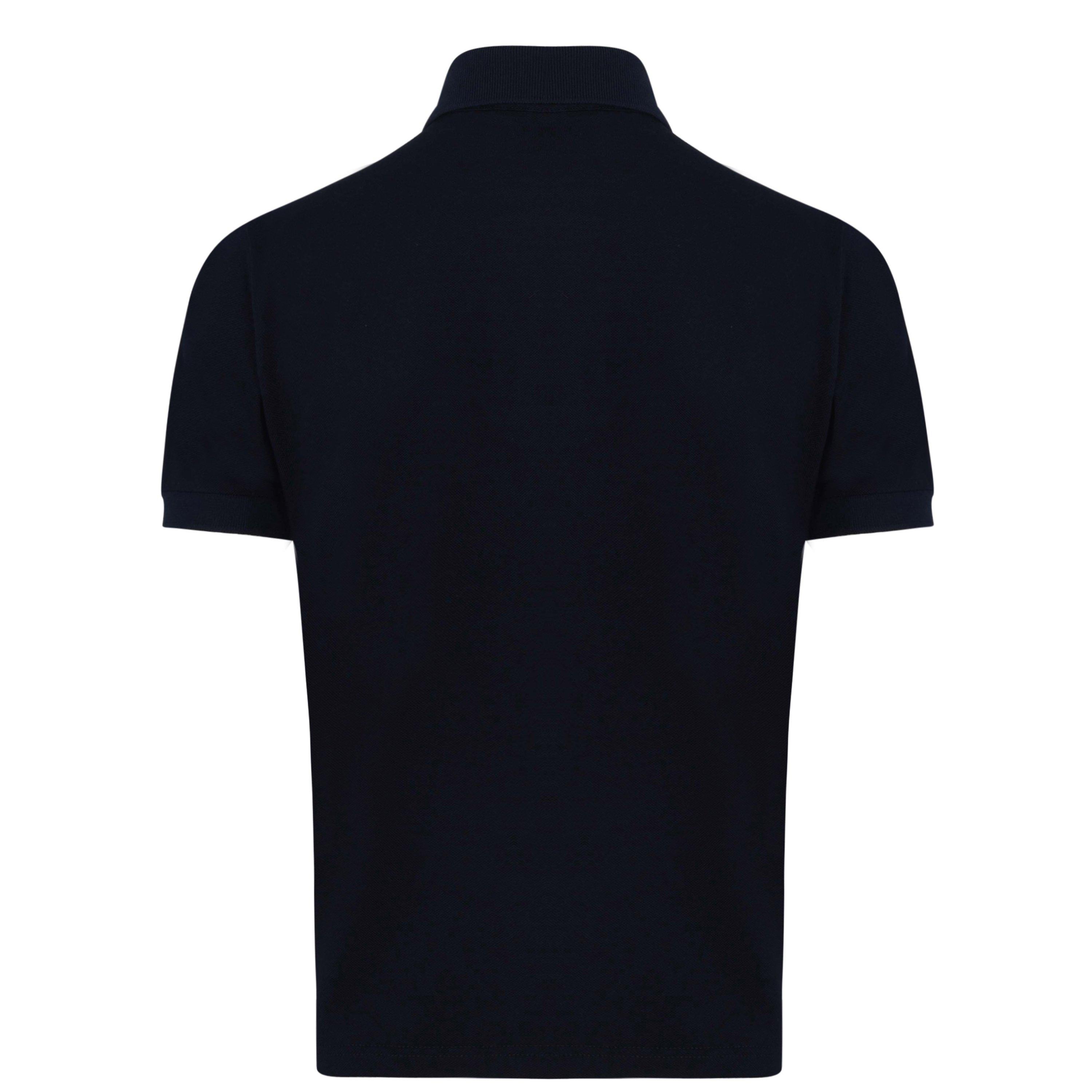 Blue B0665 - Dolce and Gabbana - Junior Boys Short Sleeve Plaque Polo Shirt - 2