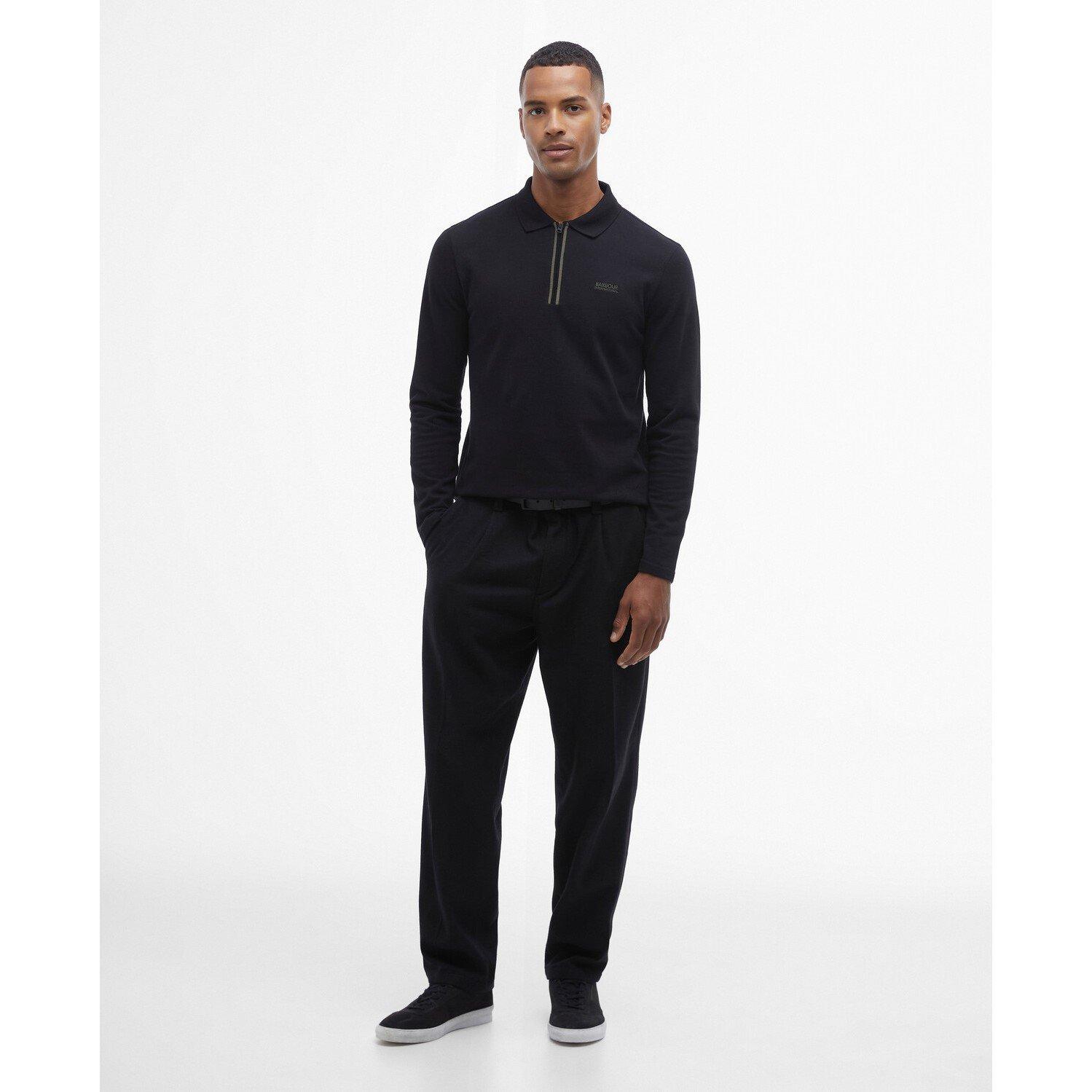 Black BK11 - Barbour International - Mens Marshall Polo Shirt - 6