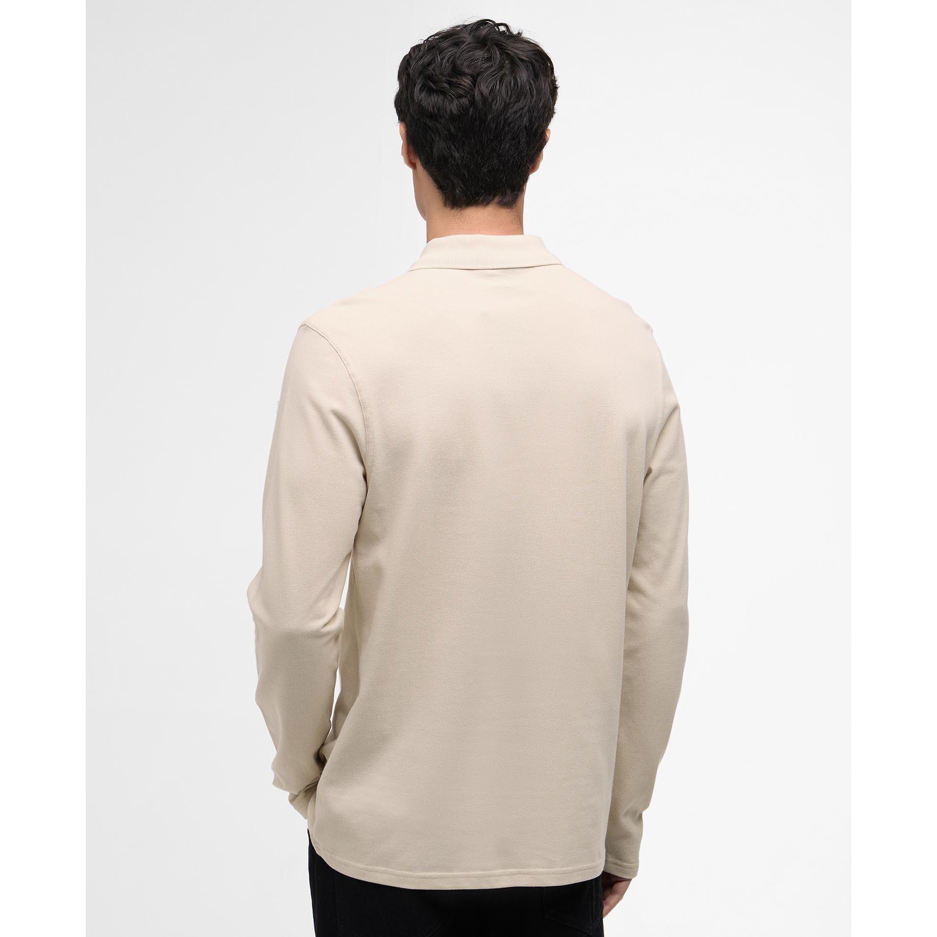 Mist BE12 - Barbour International - Mens Marshall Polo Shirt - 3