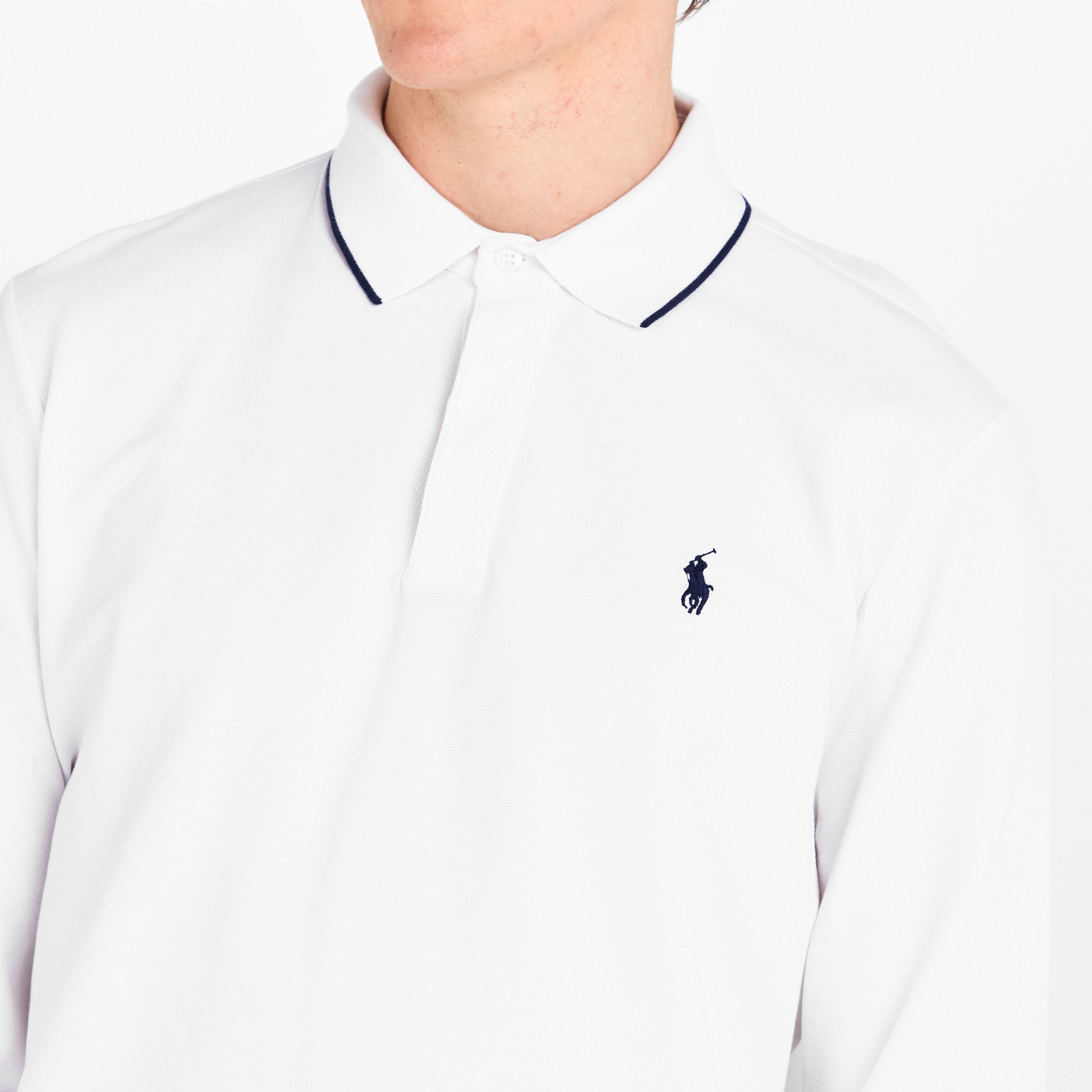 White/White - Polo Ralph Lauren - Polo TipMesh LS Polo Sn61 - 5