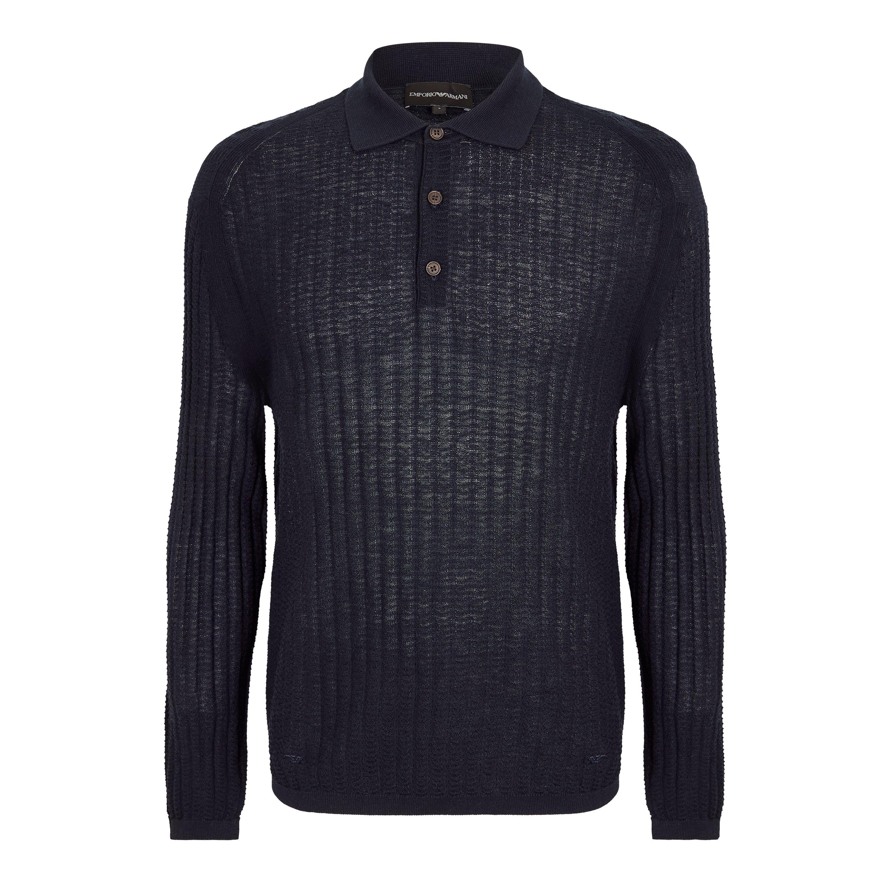 Blue Navy - Emporio Armani - PULLOVER - 1