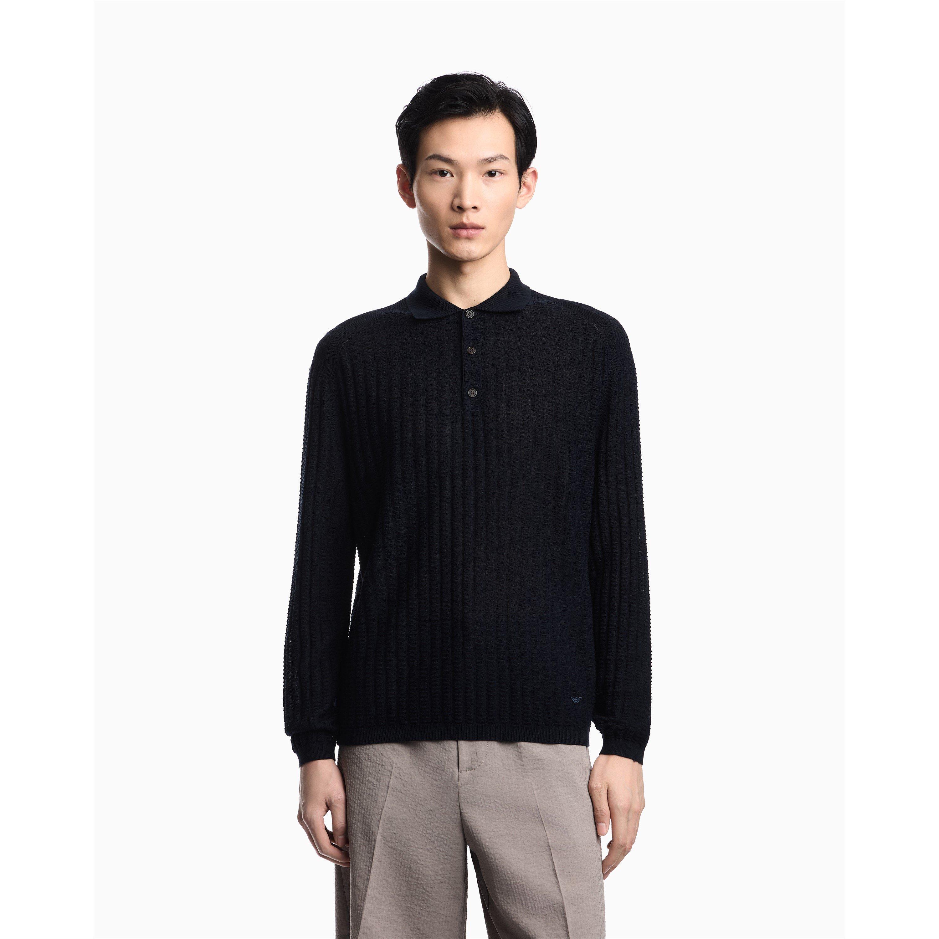 Blue Navy - Emporio Armani - PULLOVER - 3
