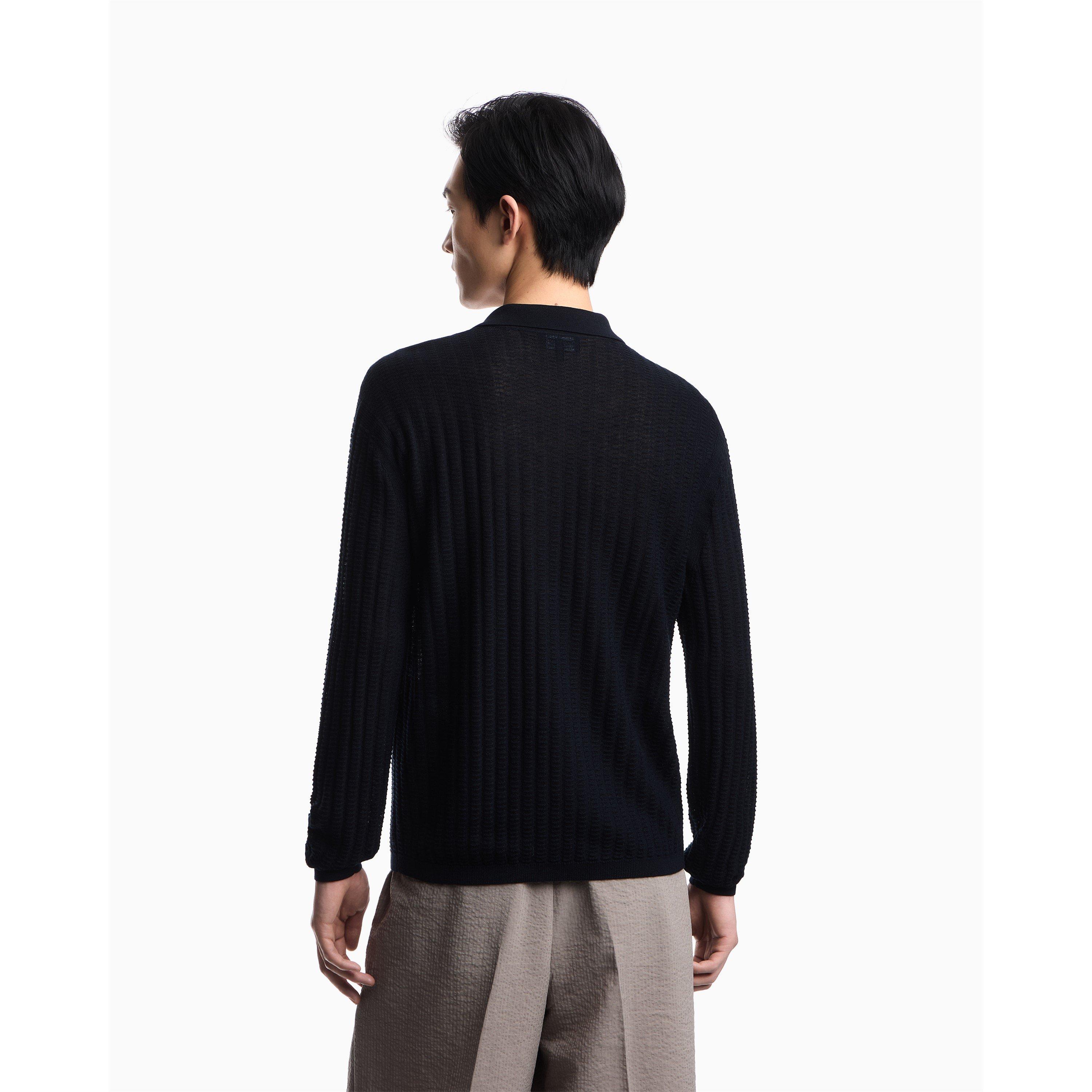 Blue Navy - Emporio Armani - PULLOVER - 4