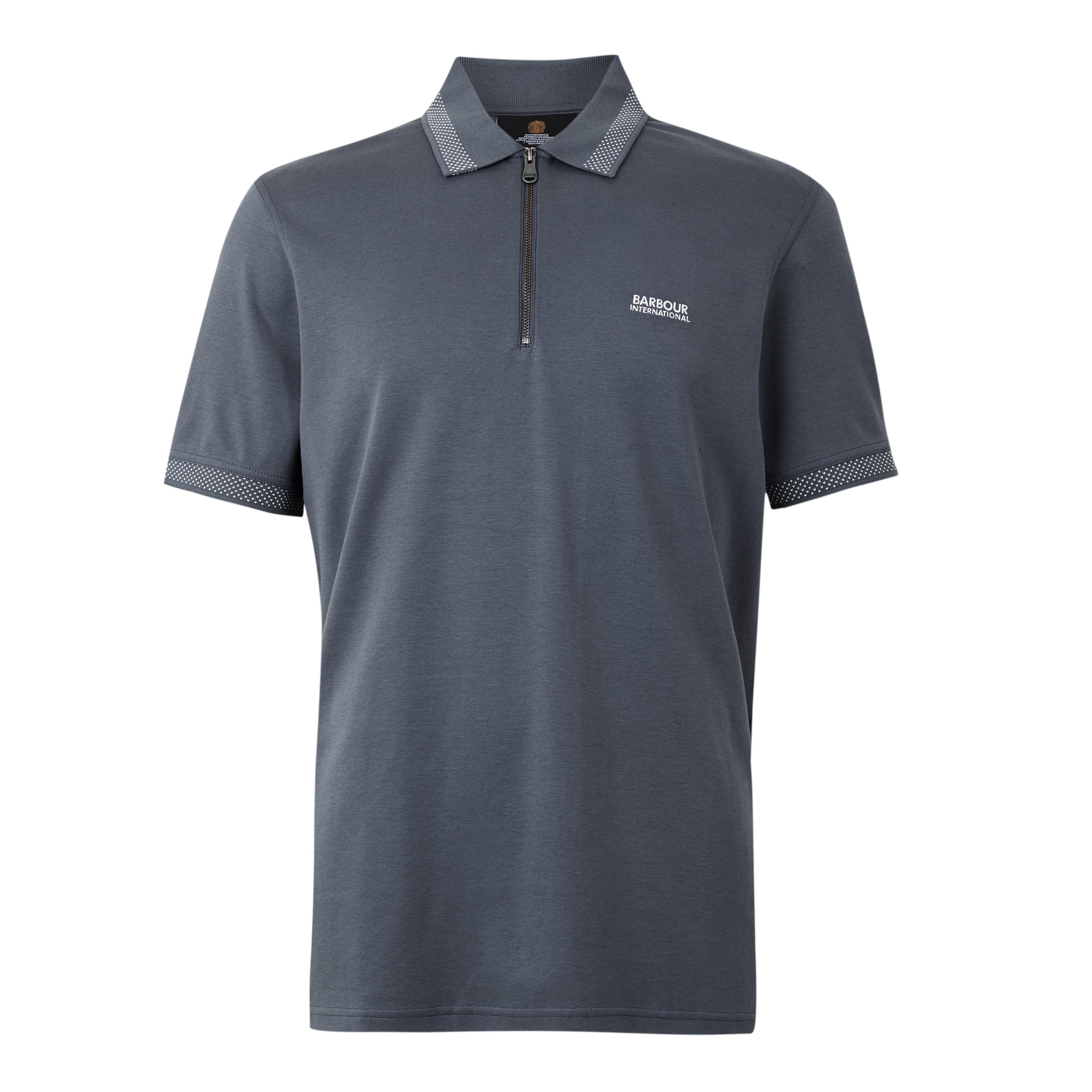 Barbour International Men's B.int Owts Polo Sn64 - Washd Char Ch11 - 2XL