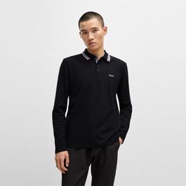 Boss Plisy Long Sleeve Polo Shirt