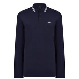 Boss Plisy Long Sleeve Polo Shirt