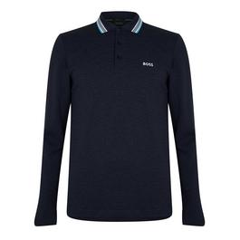 Boss Plisy Long Sleeve Polo Shirt