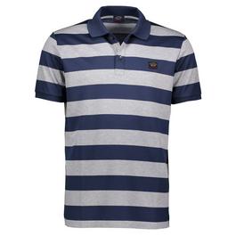 Paul And Shark Stripe Polo Shirt