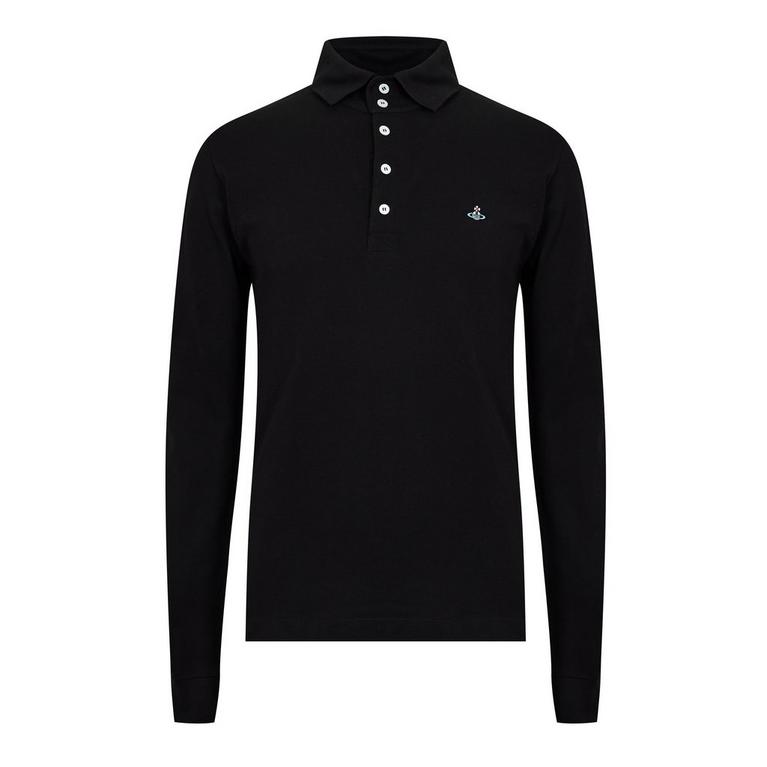 Vivienne Westwood | MenS Plain Cotton Polo Shirt | Long Vivienne Westwood | MenS Plain Cotton Polo Shirt | Long