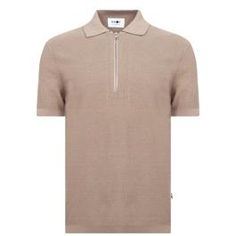 NN07 Hansie Short Sleeve Zip Polo Shirt