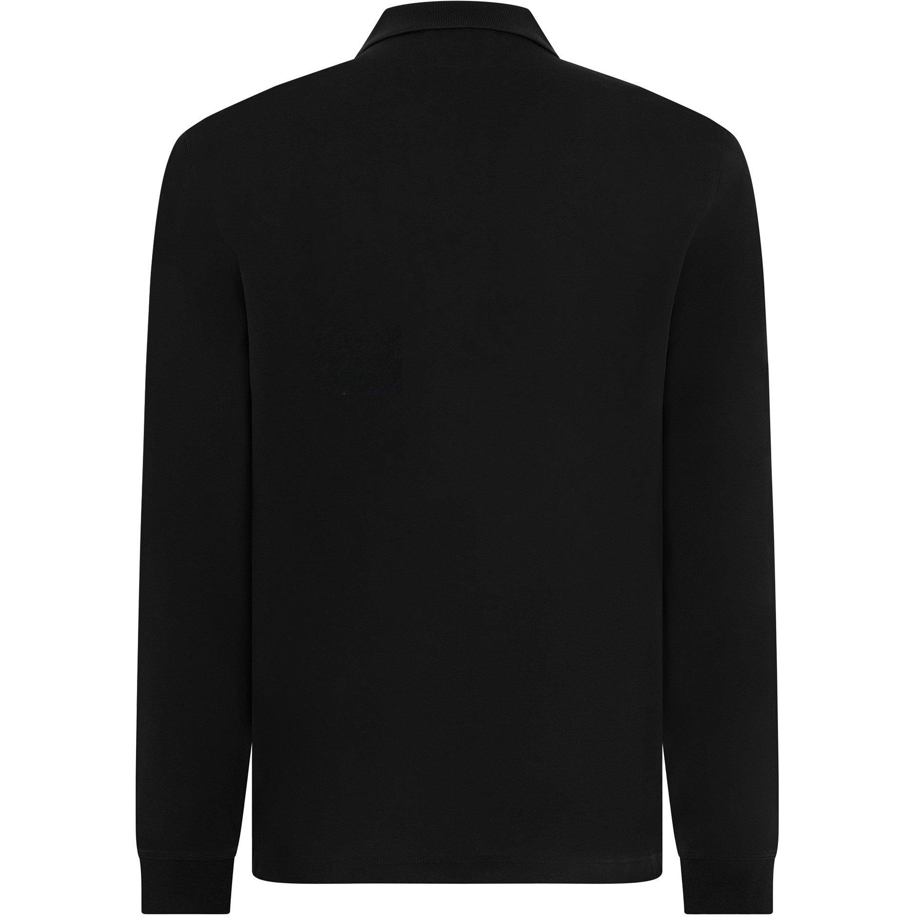 Black 999 - CP Company - Men's Long Sleeve Polo Shirt - 2