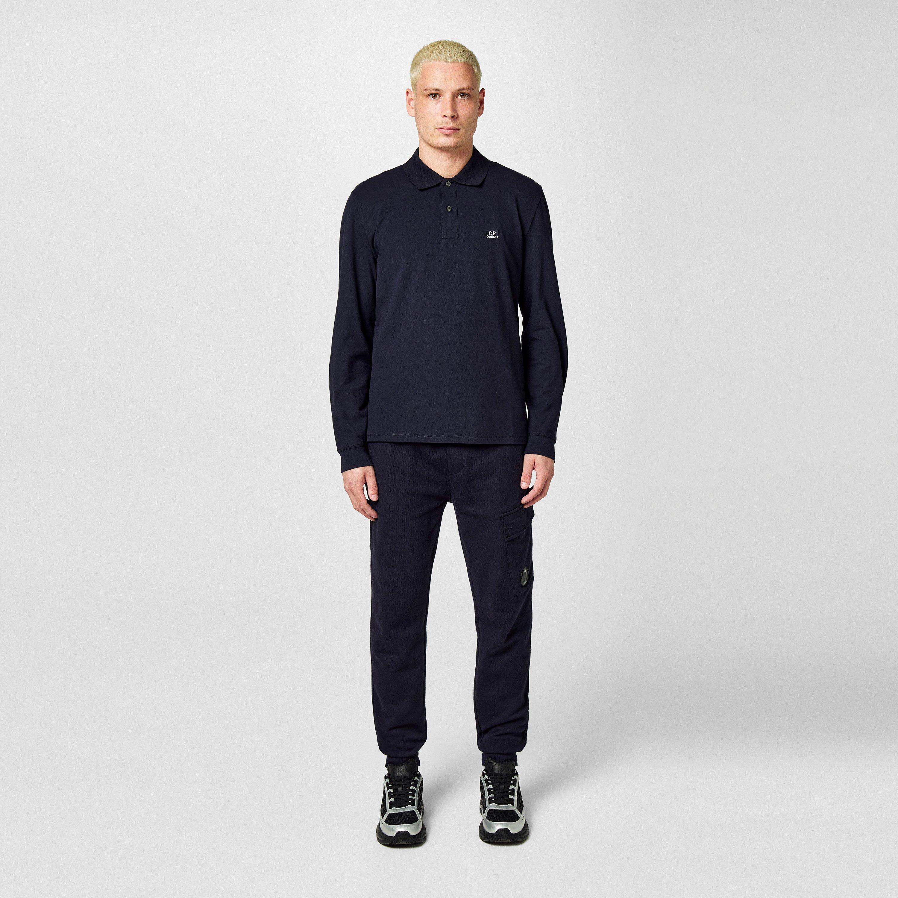 Total Eclip 888 - CP Company - Men's Long Sleeve Polo Shirt - 6