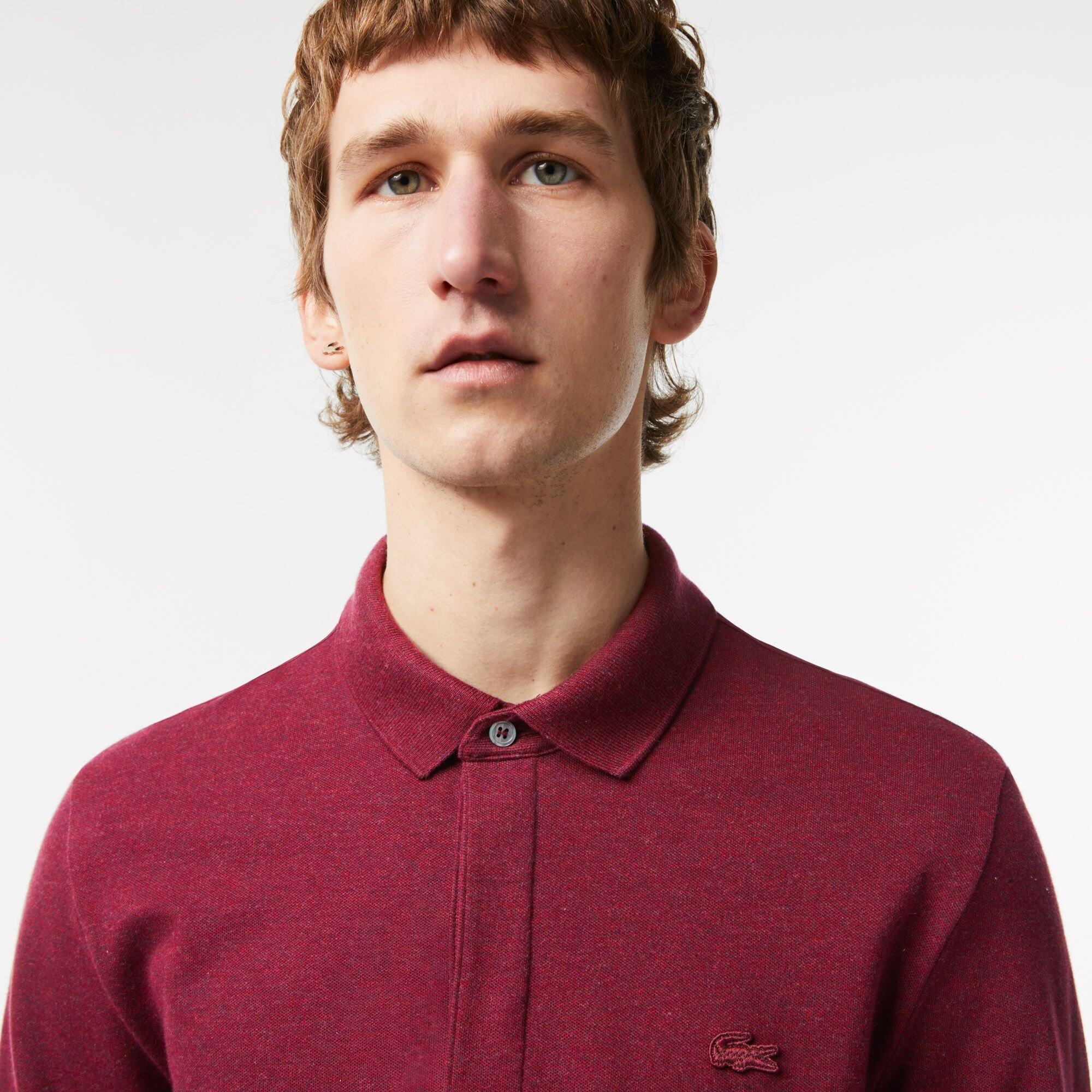 Vine Chine - Lacoste - Long Sleeve Logo Polo Shirt - 2