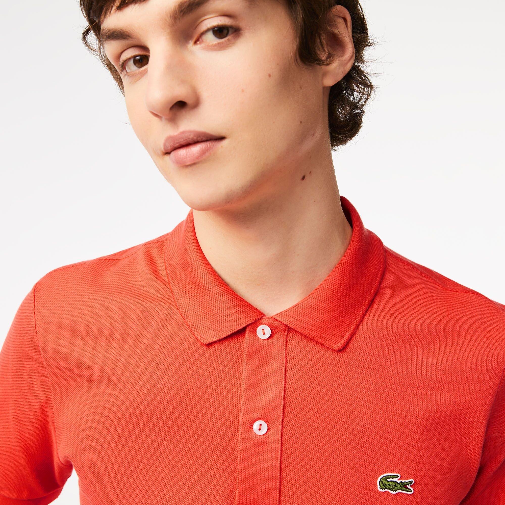 Watermelon - Lacoste - Short Sleeve Logo Polo Shirt - 2