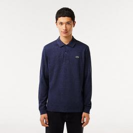 Lacoste Lacoste Crocodile Long Sleeve Polo Shirt Mens