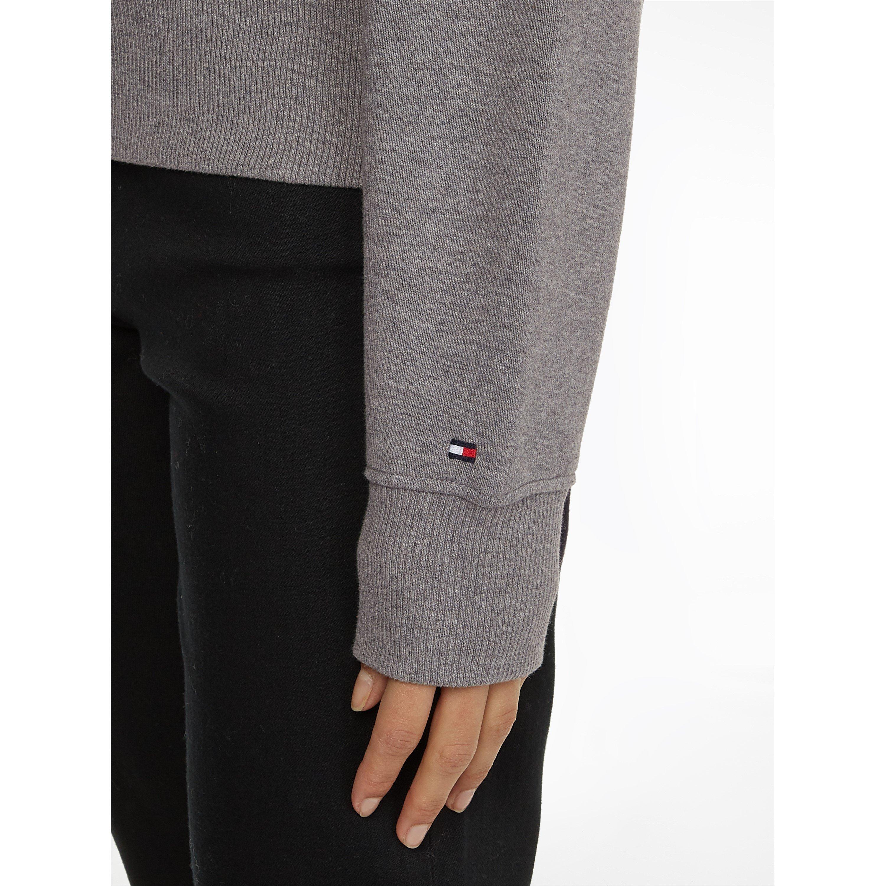 Srednje siva heather - Tommy Hilfiger - Zip Collar Sweatshirt - 4