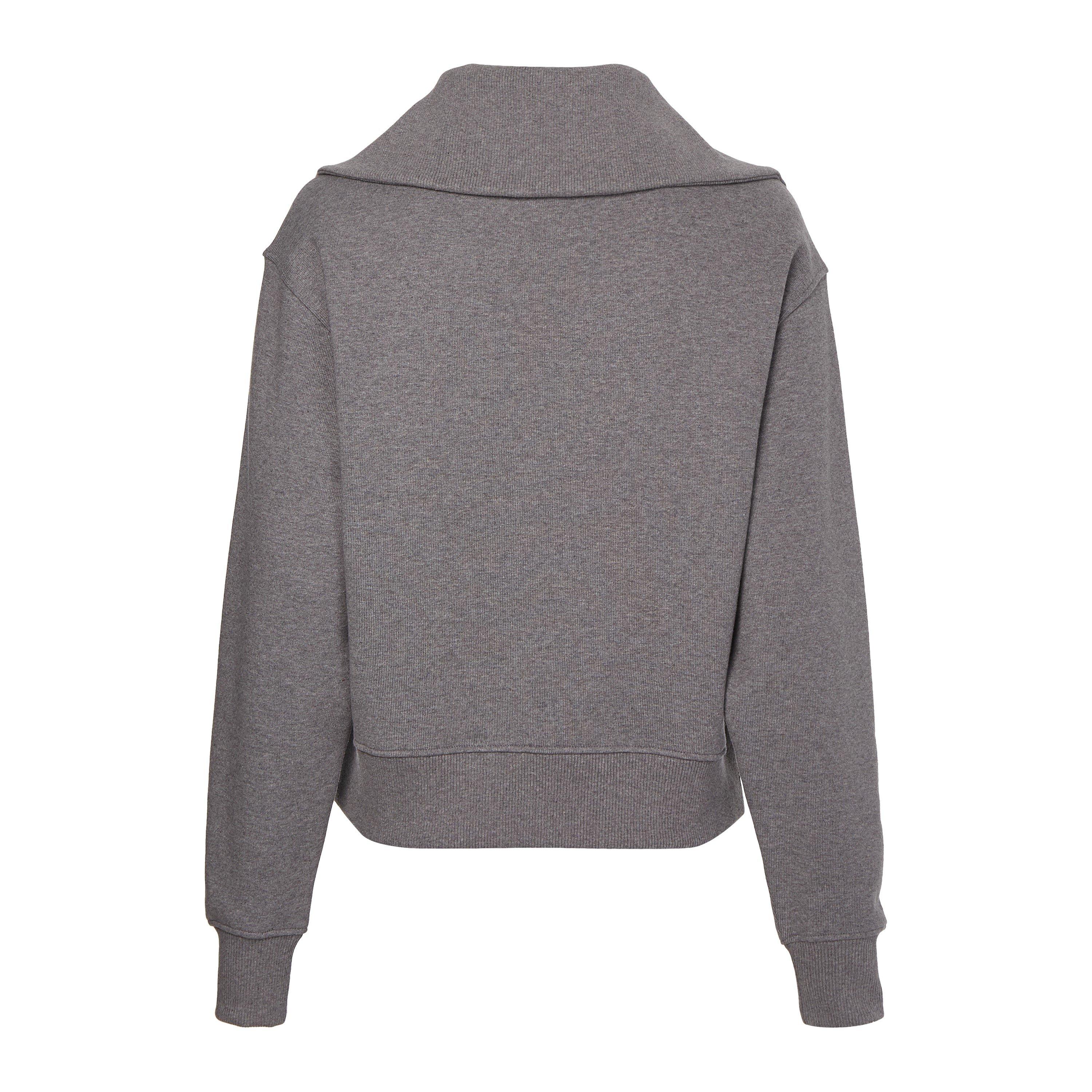 Srednje siva heather - Tommy Hilfiger - Zip Collar Sweatshirt - 5