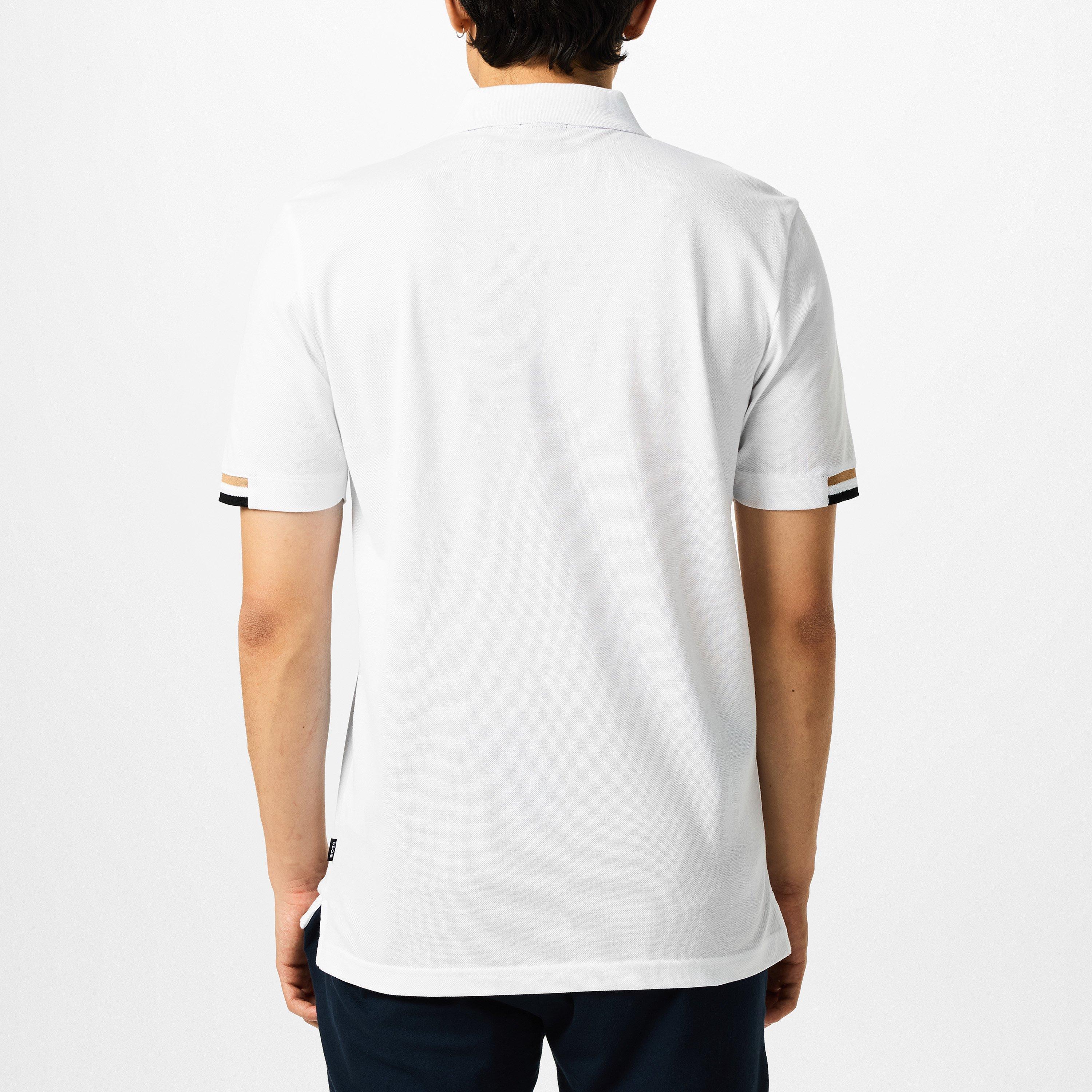 White - Boss - Men's HBB Parlay 147 Timeless Design Polo Shirt - 4