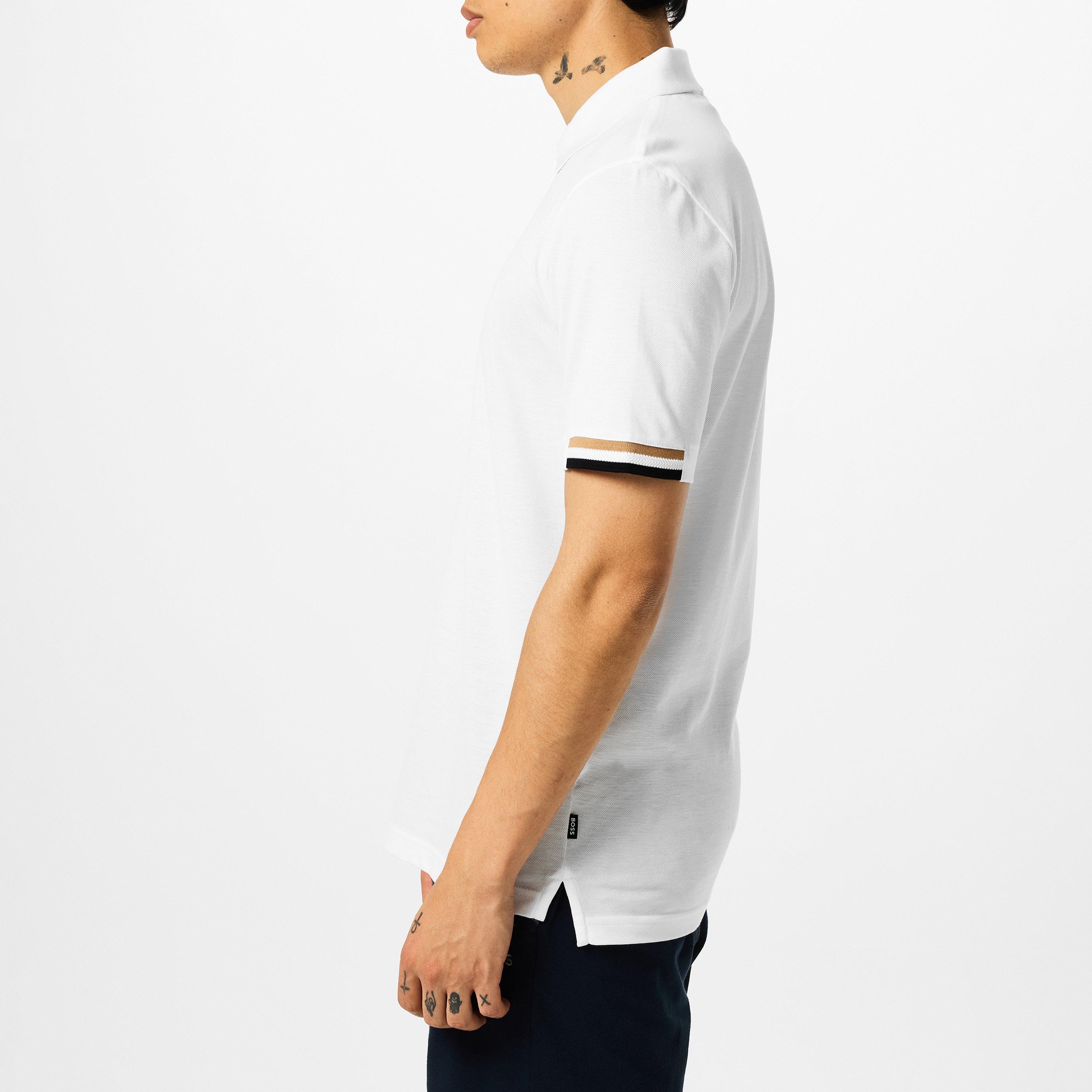 White - Boss - Men's HBB Parlay 147 Timeless Design Polo Shirt - 6