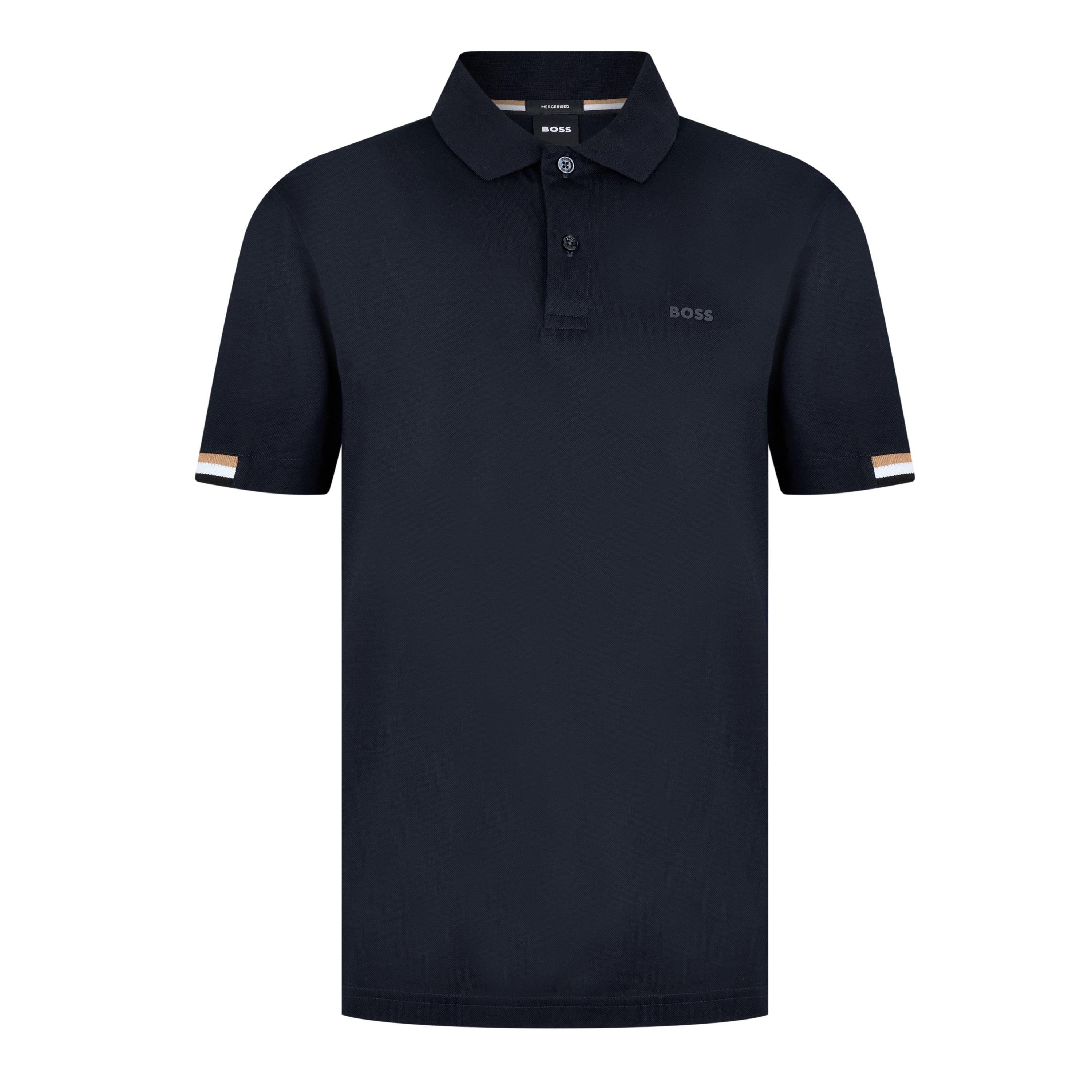 Boss Men's HBB Parlay 147 Timeless Design Polo Shirt - Dark Blue - Large