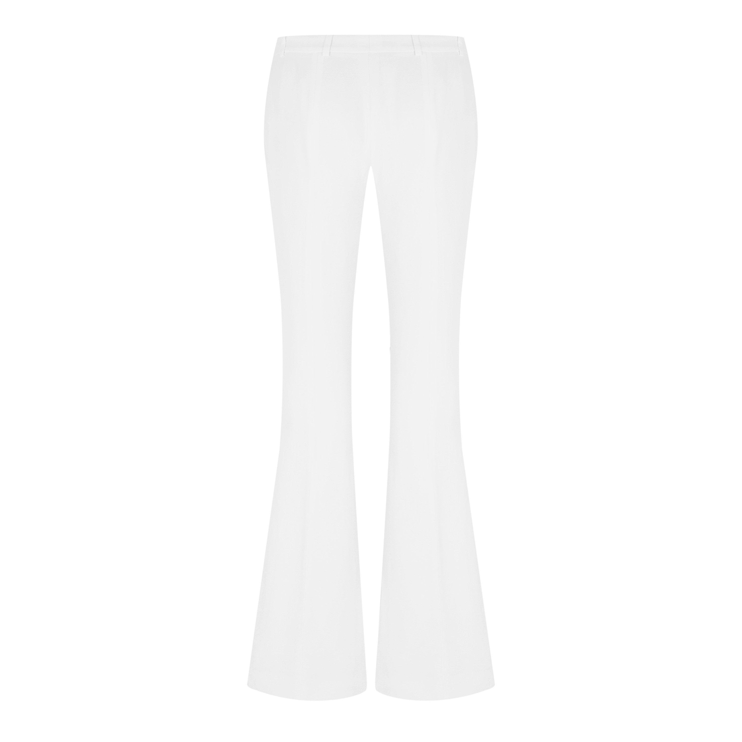 Ivory - Alexander McQueen - Crepe Bootcut Trousers - 6