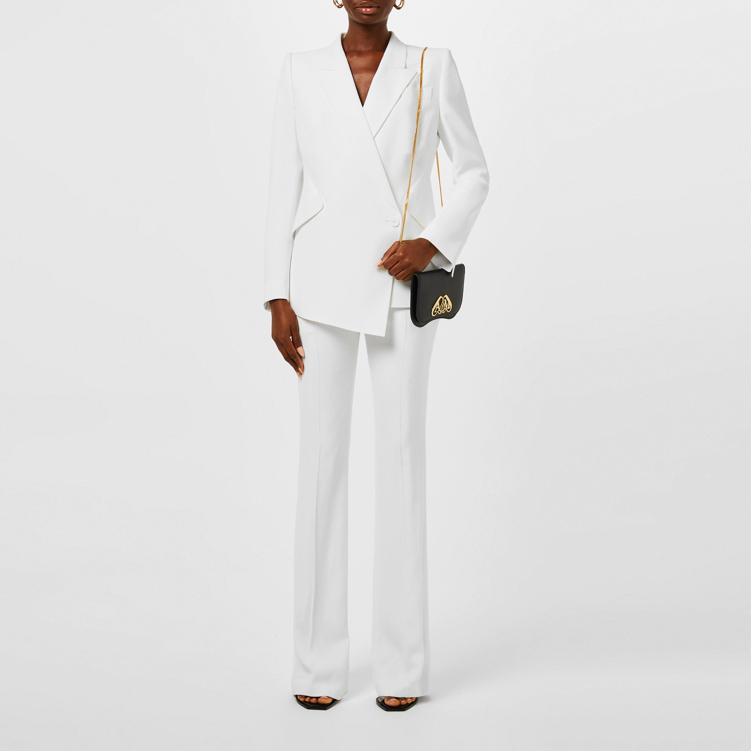 Ivory - Alexander McQueen - Crepe Bootcut Trousers - 5
