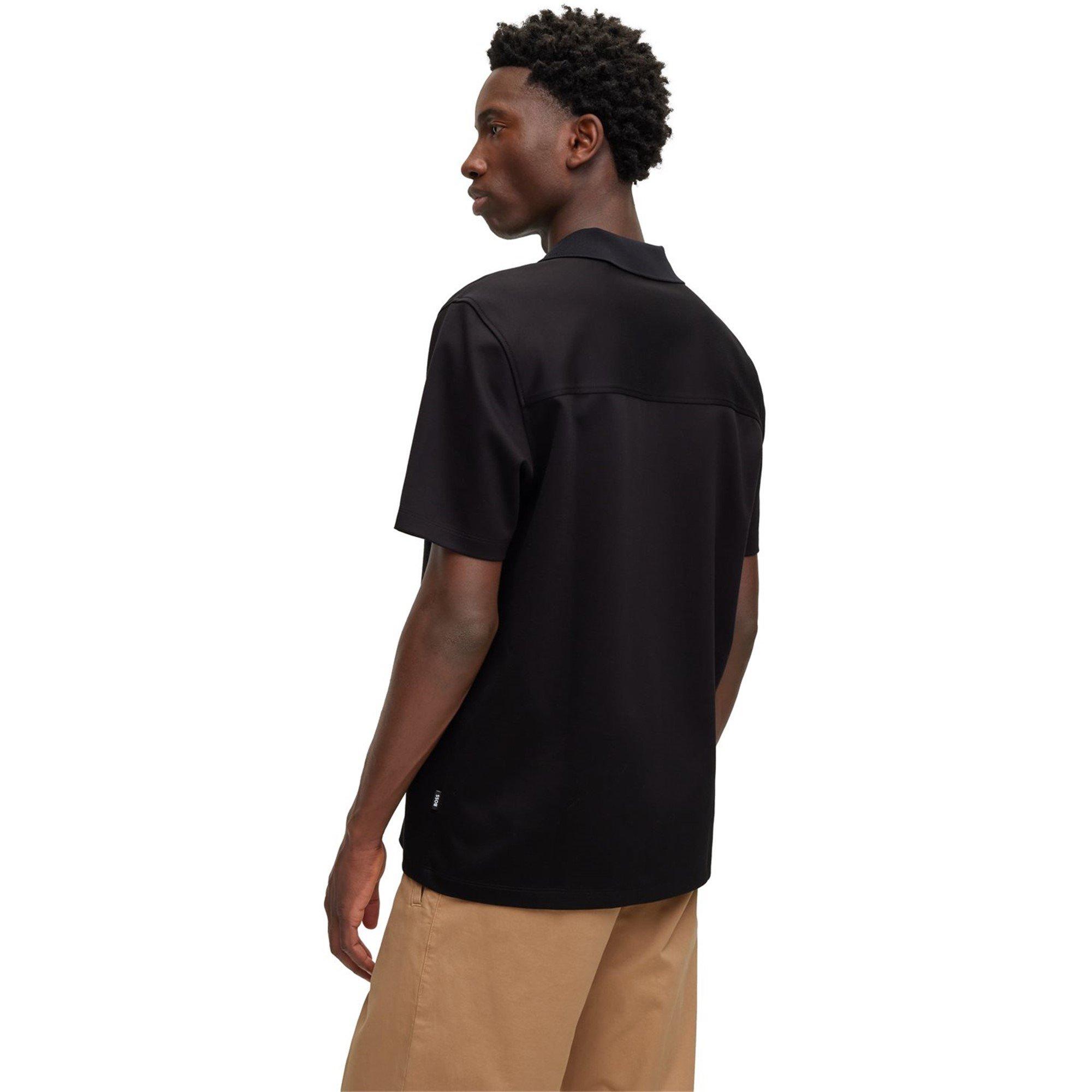 Black 001 - Boss - Men's Powell 11 Short-Sleeve Polo - 2