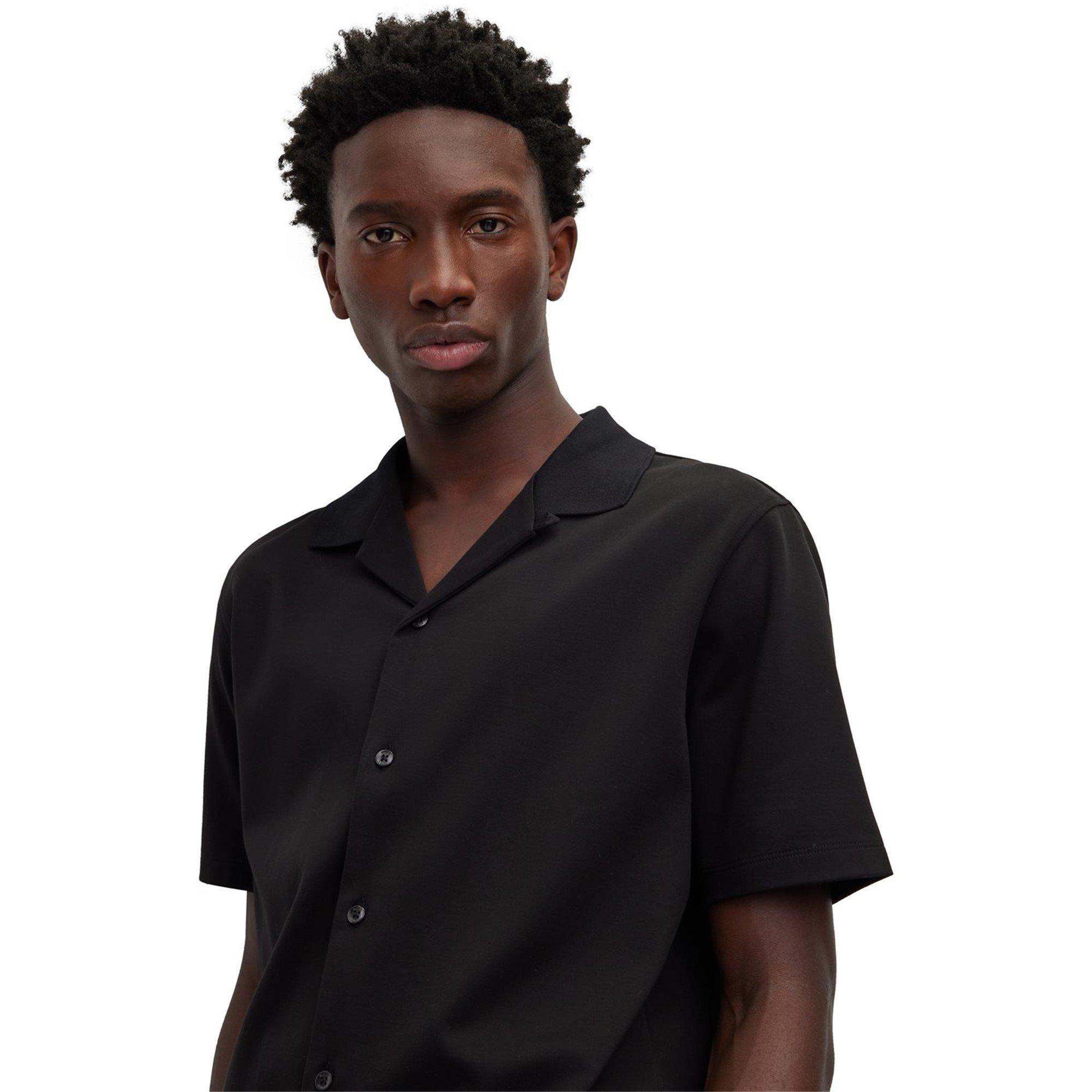 Black 001 - Boss - Men's Powell 11 Short-Sleeve Polo - 3