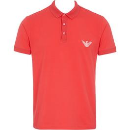 Emporio Armani MENS KNIT POLO S/SLE