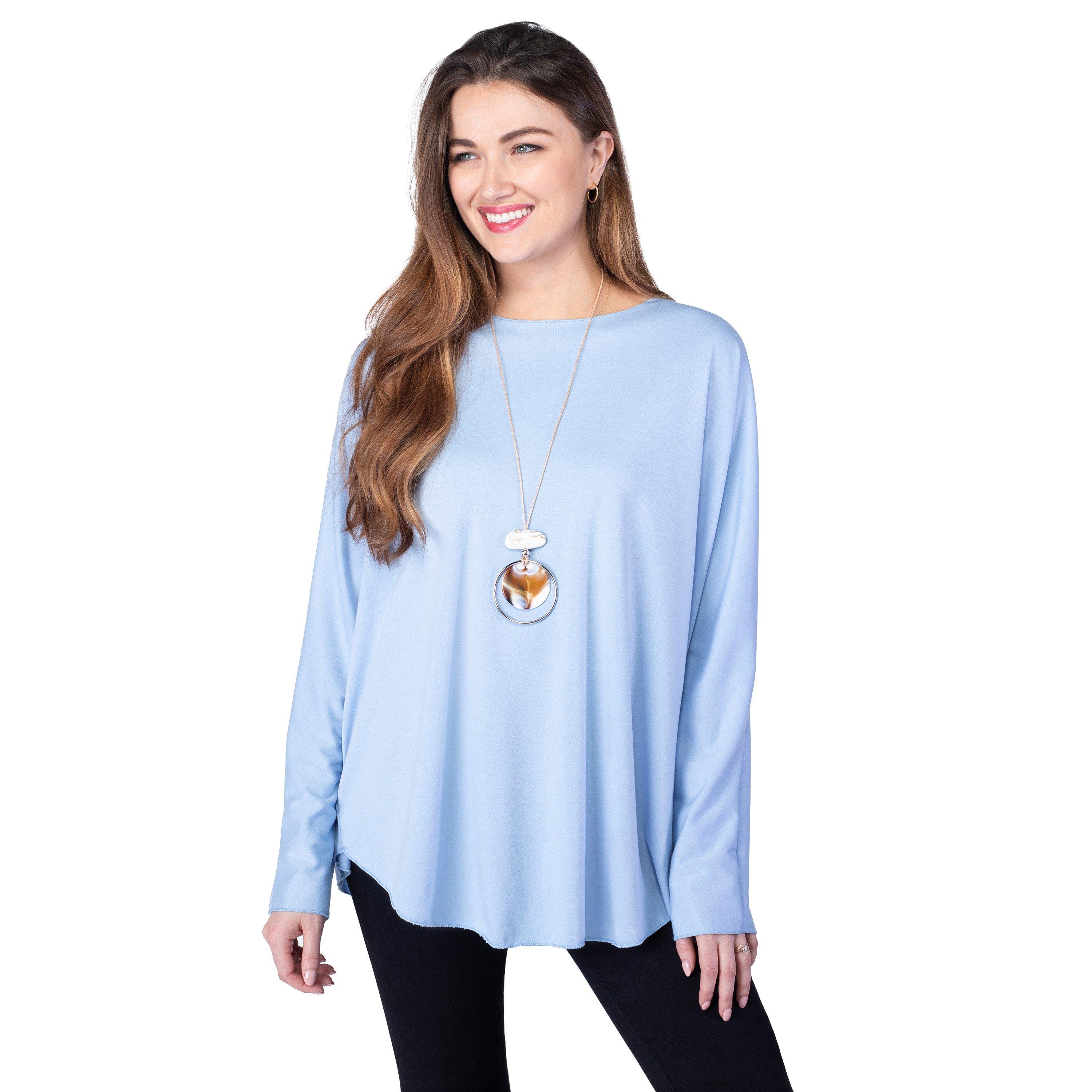 Blue - Maison De Nimes - Women's Long-Sleeve Blouse - 3