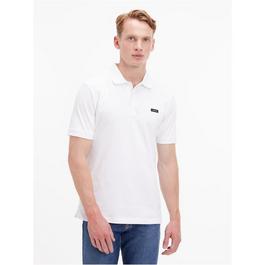 Calvin Klein STRETCH PIQUE SLIM BUTTON POLO