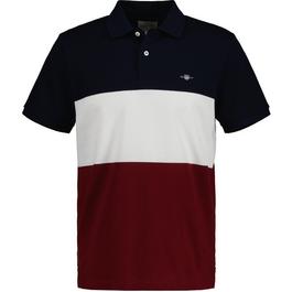 Gant Block Stripe Polo Shirt