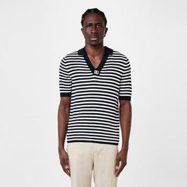 Dolce and Gabbana V Neck Polo Shirt