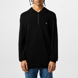 Hugo Sastor Zip Neck Polo Sweater