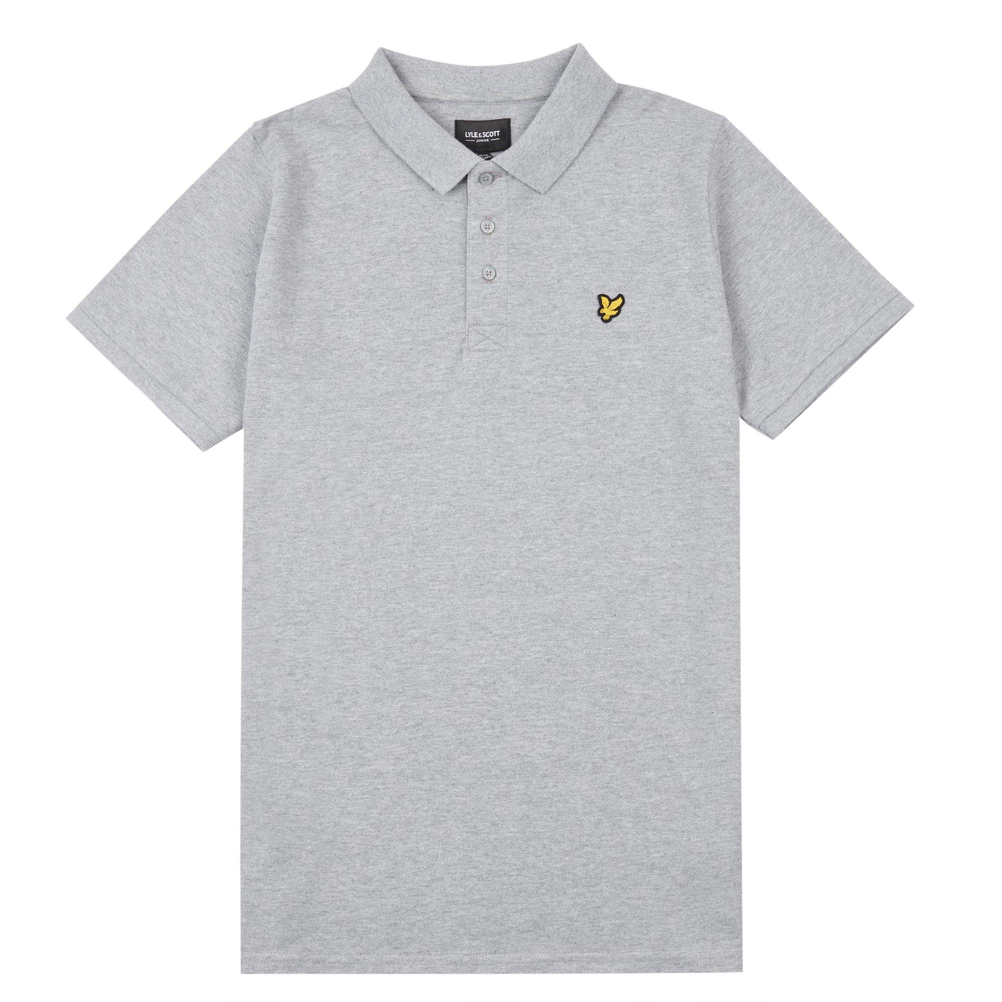 Lyle And Scott Boys Classic Polo Shirt Juniors - Grey Heather - 10-11 Years