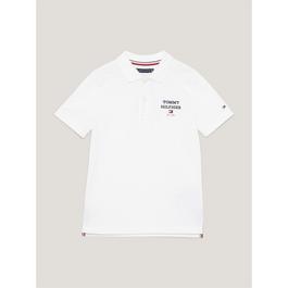 Tommy Hilfiger Logo Polo Short Sleeve Shirt Junior