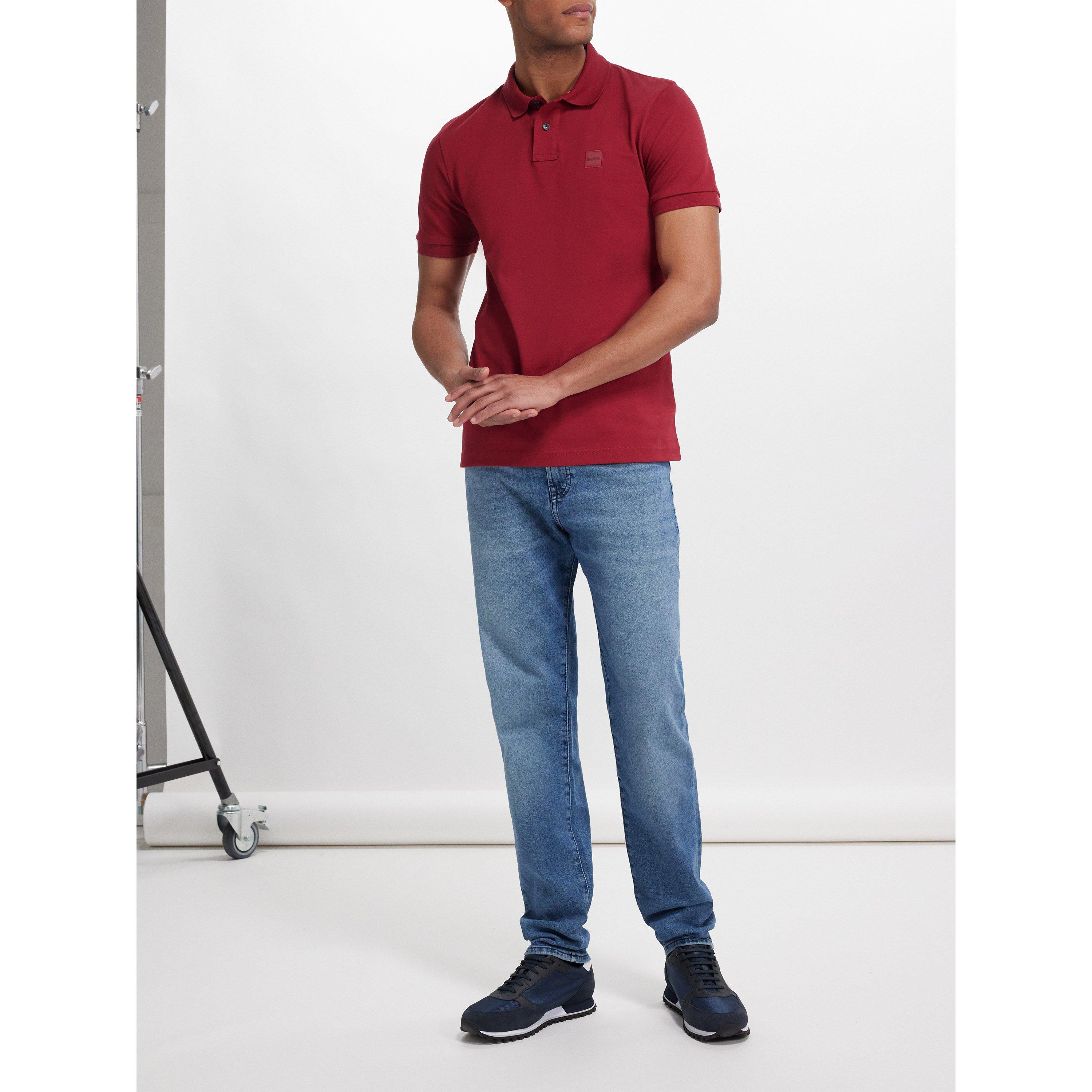 Open Red 647 - Boss - Men's HBO Passenger Premium Design Polo Shirt - 2