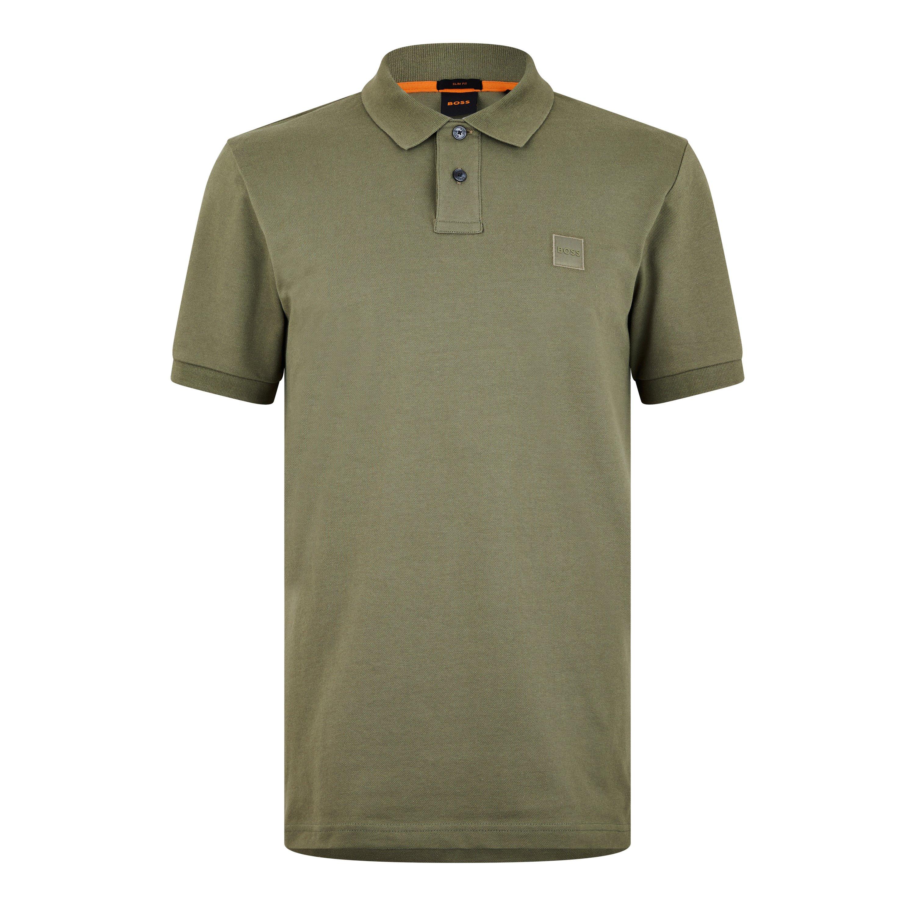 Boss Mens BOSS ORANGE Passenger Premium Design Polo Shirt - Sage 250 - L