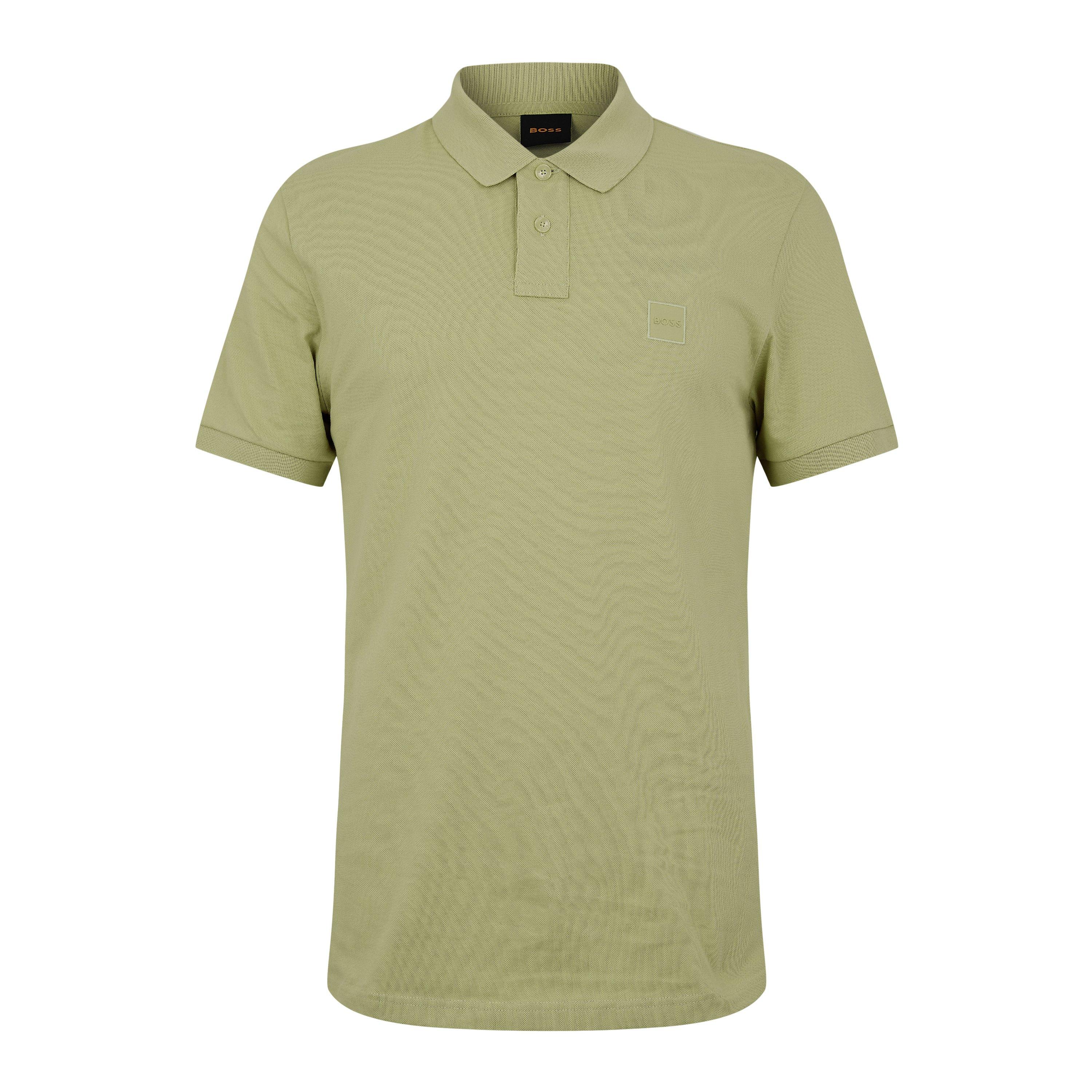 Boss Mens BOSS ORANGE Passenger Premium Design Polo Shirt - Beige 267 - M