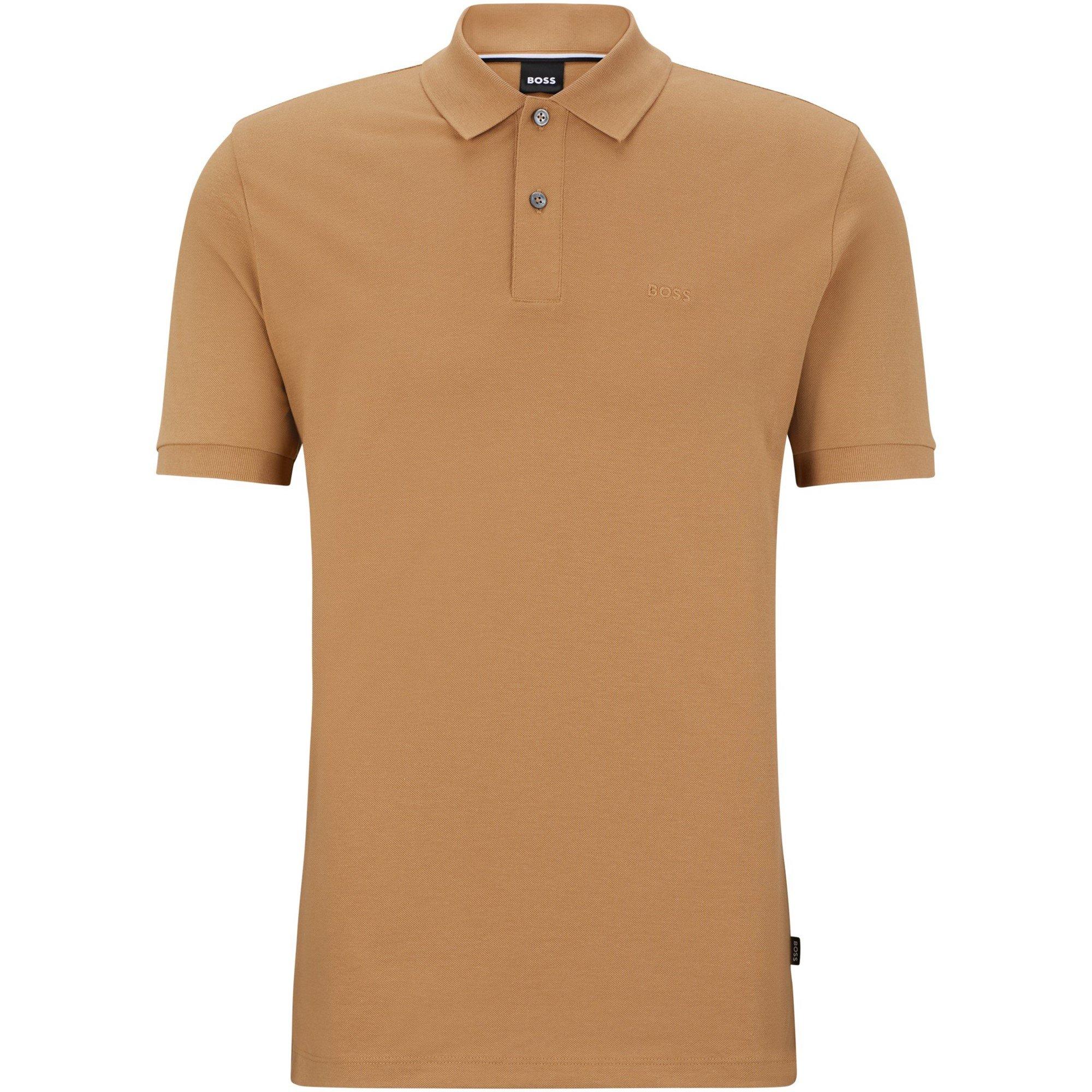 Boss Men's HBB Pallas Short-Sleeve Polo Shirt - Medium Beige - Large