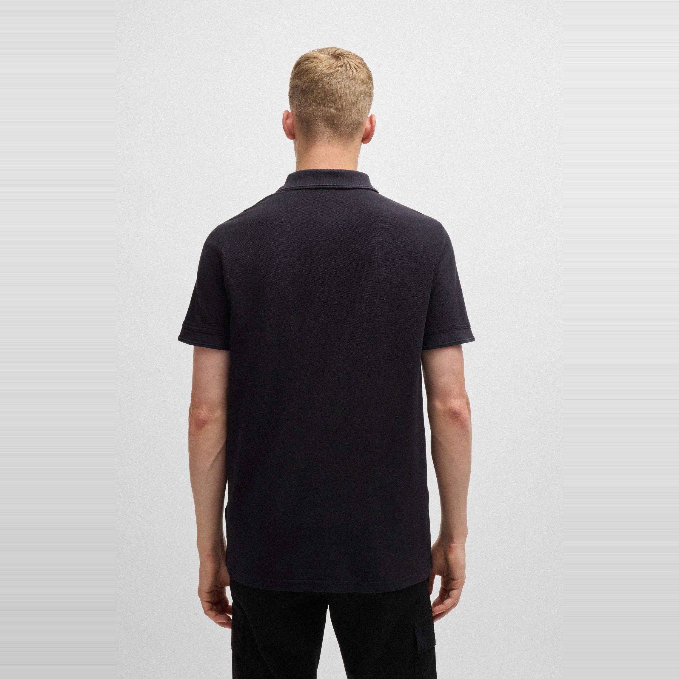 Black - Boss - Men's Prime Cotton Polo Shirt - 2