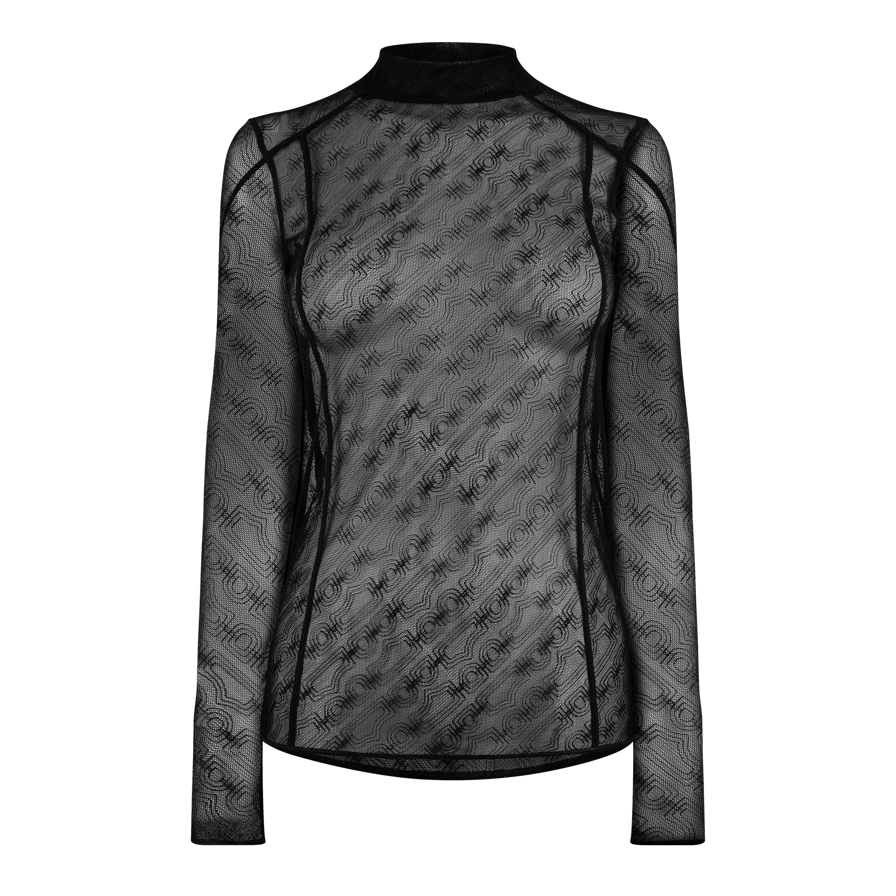 Black 001 - Boss - Women's Egalina Long-Sleeve Blouse - 5