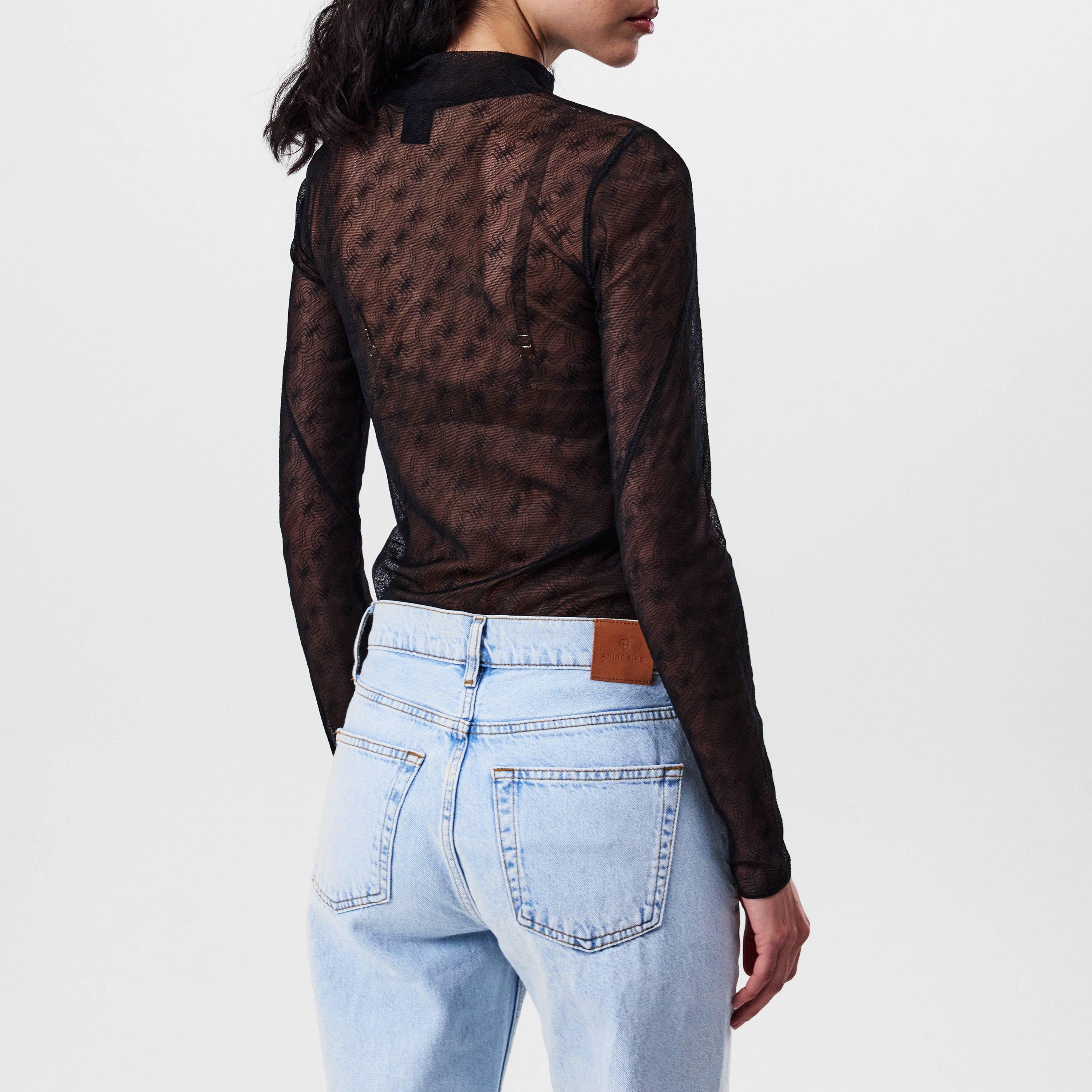 Black 001 - Boss - Women's Egalina Long-Sleeve Blouse - 3