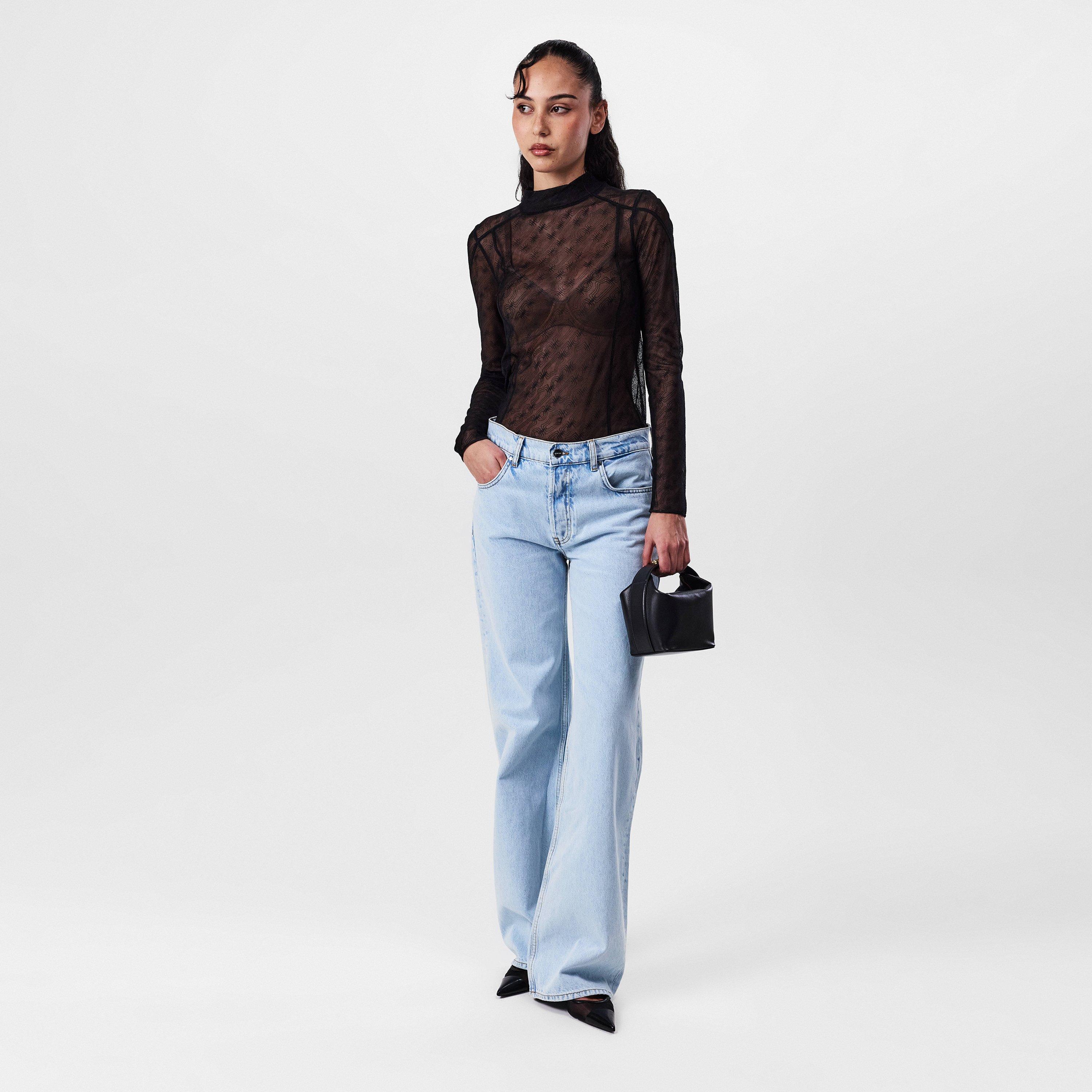 Black 001 - Boss - Women's Egalina Long-Sleeve Blouse - 4