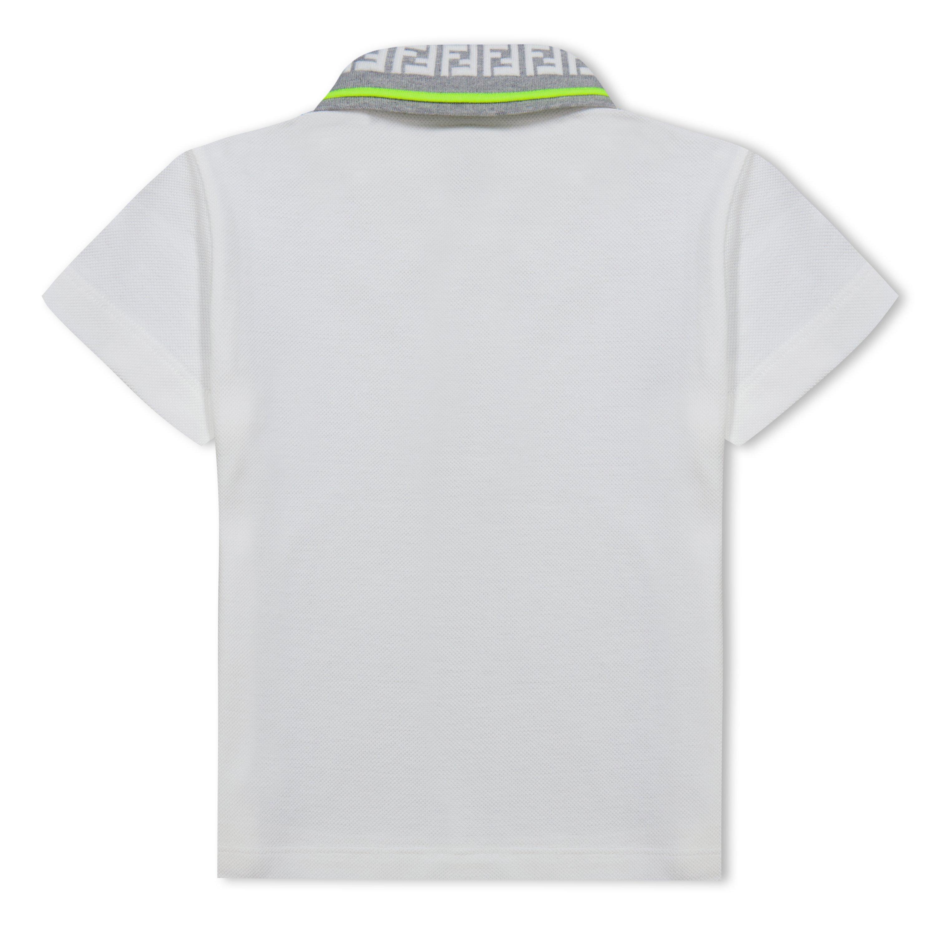White F0TU9 - Fendi - Ff Polo Shirt Juniors - 2