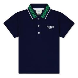 Fendi Ff Polo Shirt Juniors