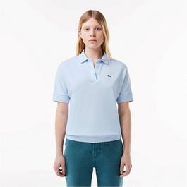 Lacoste Open Neck Fluid Piqué Polo Shirt