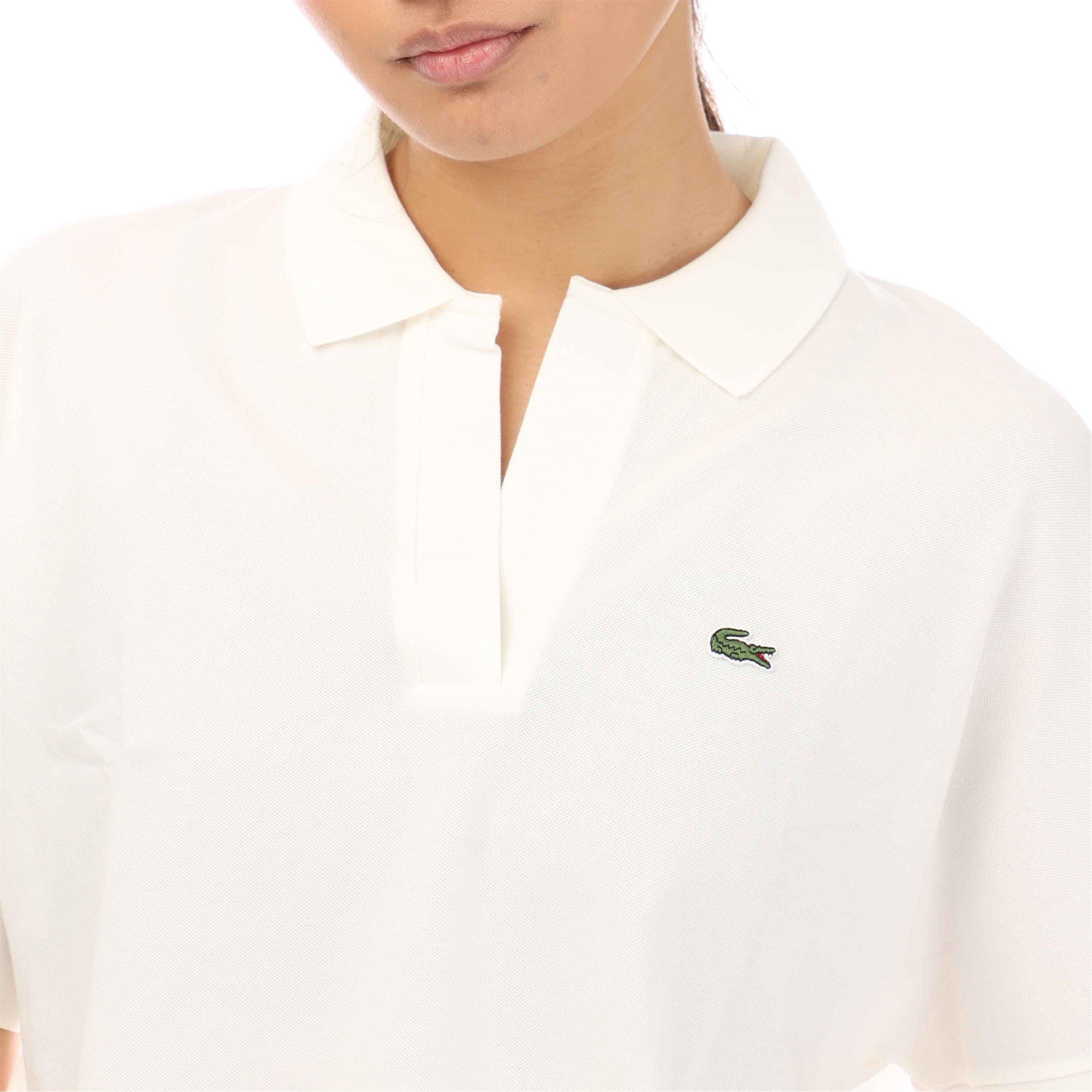 Mehl - Lacoste - Open Neck Fluid Piqué Polo Shirt - 3