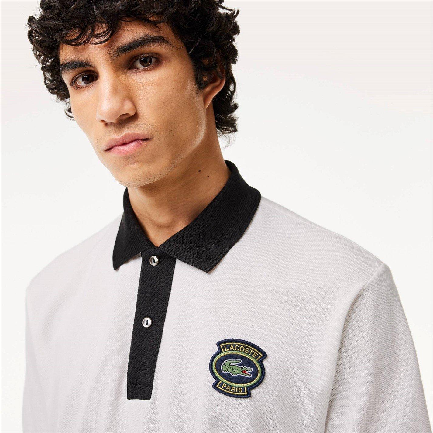 White 8LP - Lacoste - Heritage Polo Shirt - 3